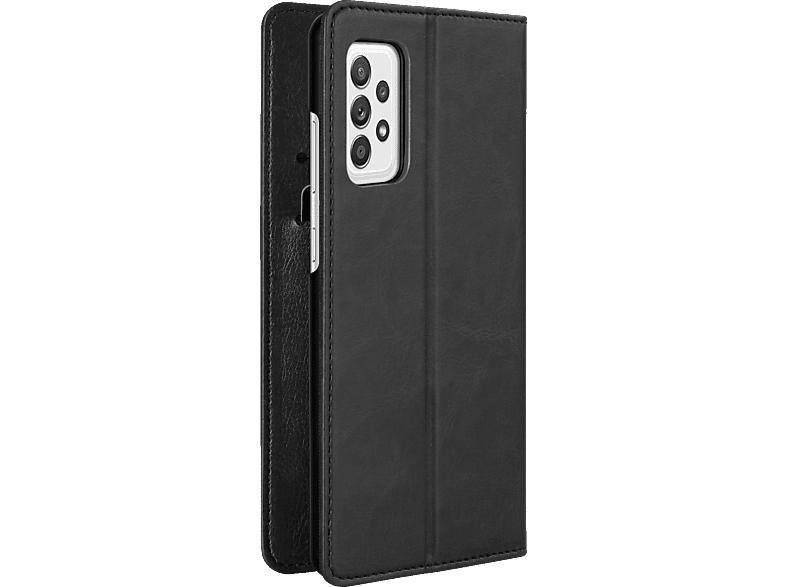 ISY ISC-3112, Bookcover, Samsung, Galaxy A52, Schwarz | Bookcover