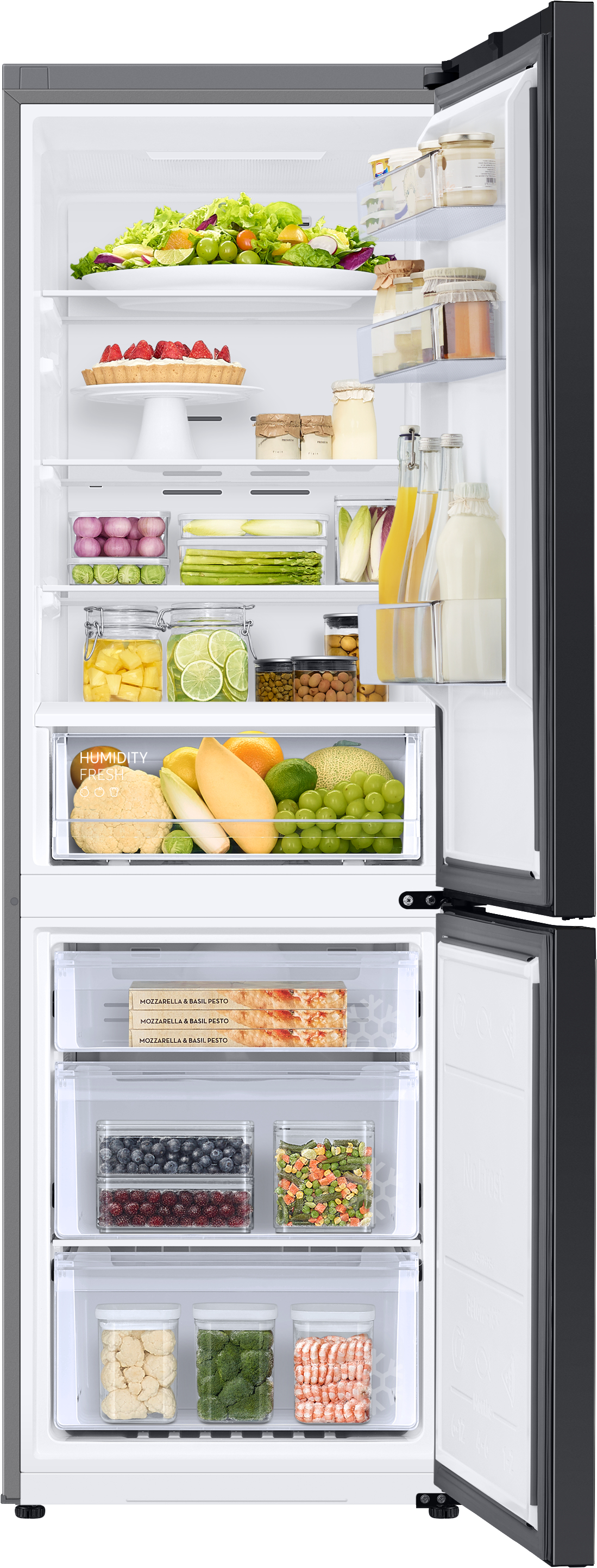 SAMSUNG RL 34 A6B0DCL/EG Kühlgefrierkombination (D, 344 l, 1853 mm hoch, Cotta Lavender)