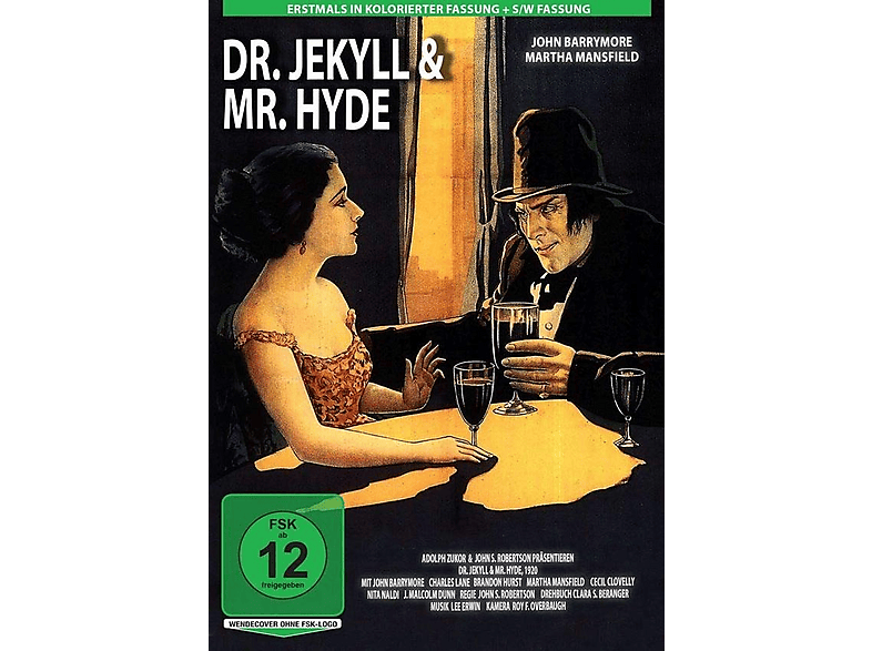 DR.JEKYLL UND MR.HYDE-ERSTMALS IN KOLORIERTER FASS DVD (FSK: 12)