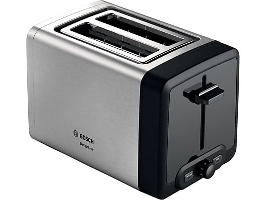 BOSCH TAT4P420DE - Toaster (Edelstahl/Schwarz)