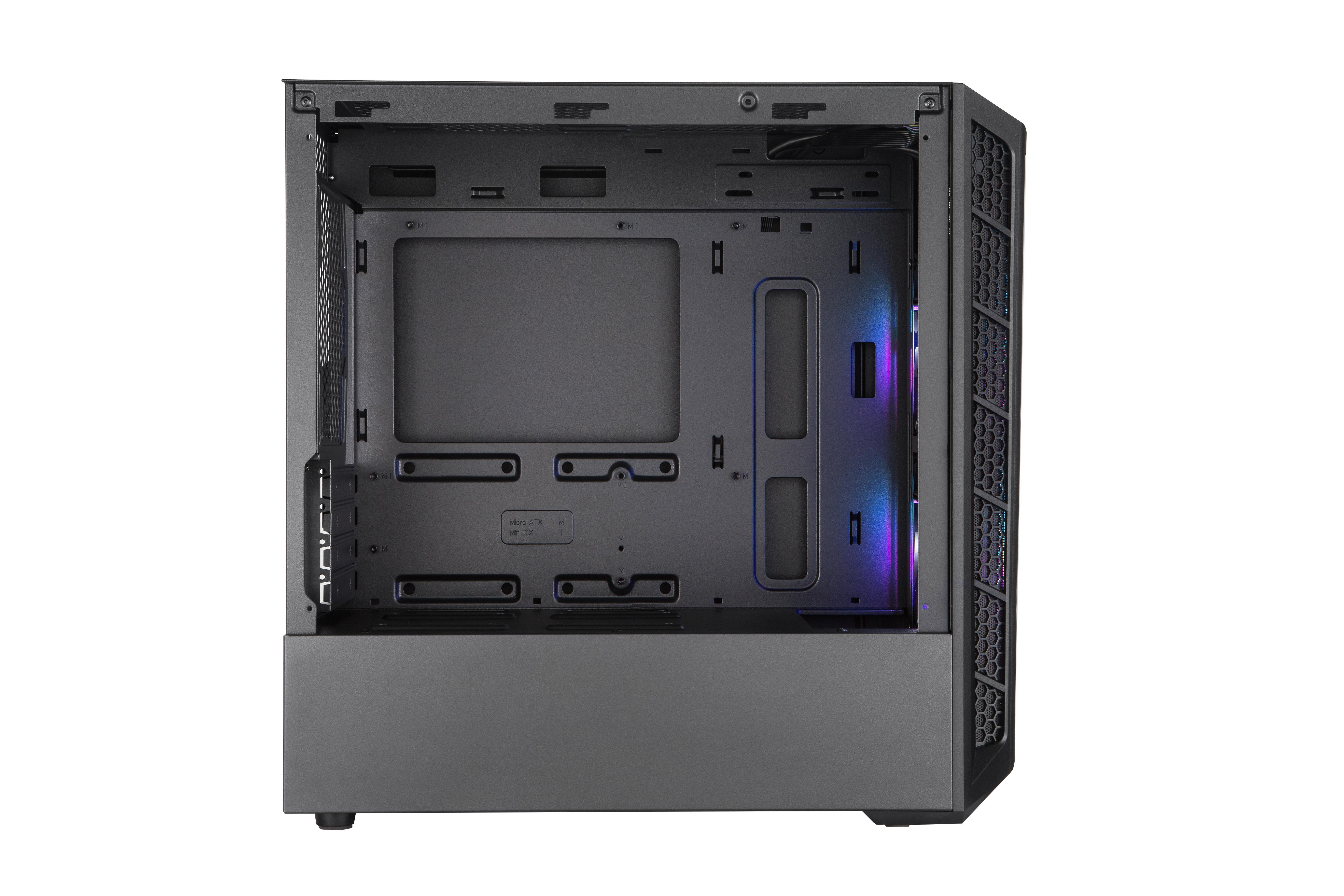 COOLER MASTER Masterbox MB320L ARGB+Controller PC-Gehäuse, Schwarz
