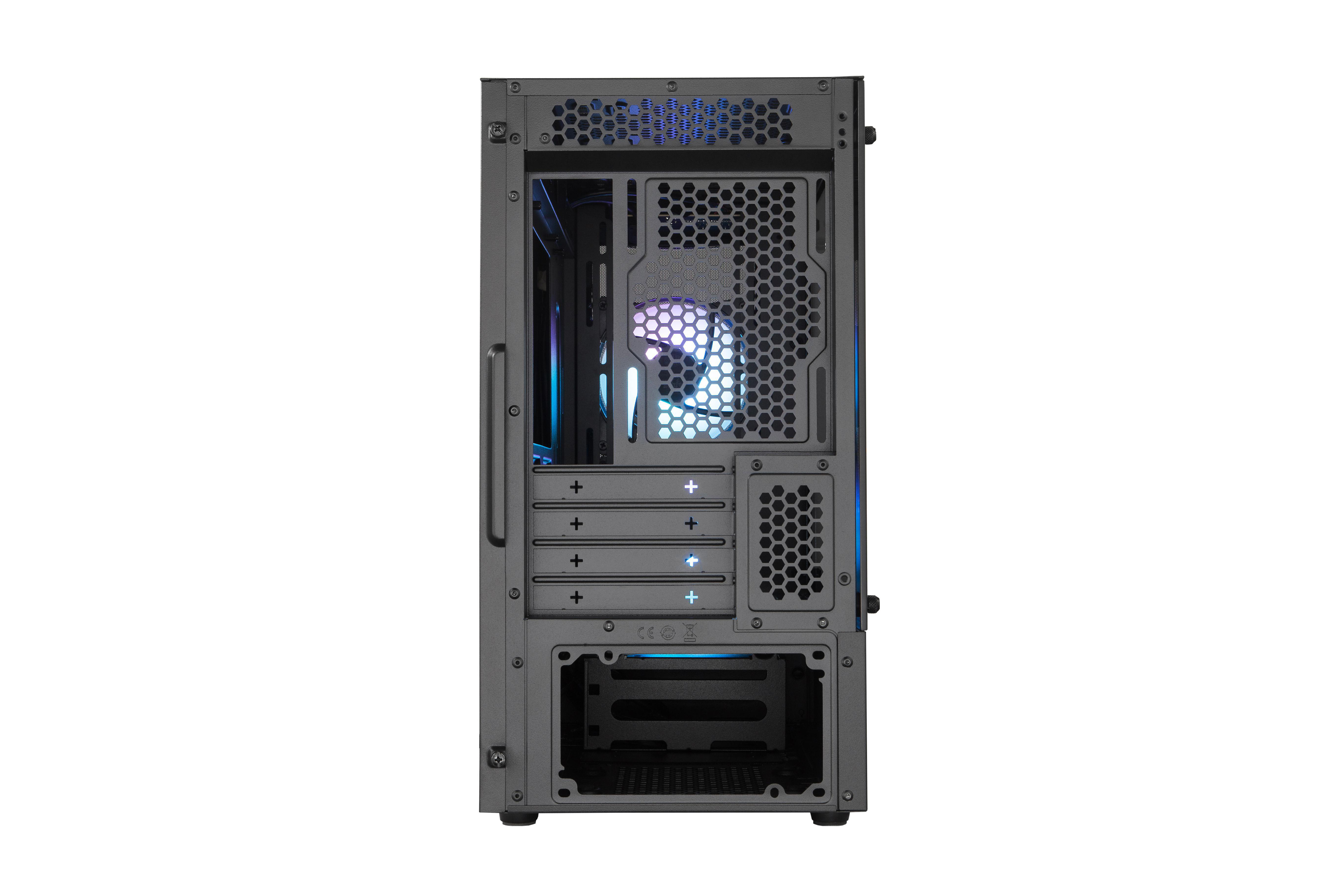 COOLER MASTER Masterbox MB311L ARGB mit Controller PC-Gehäuse, Schwarz