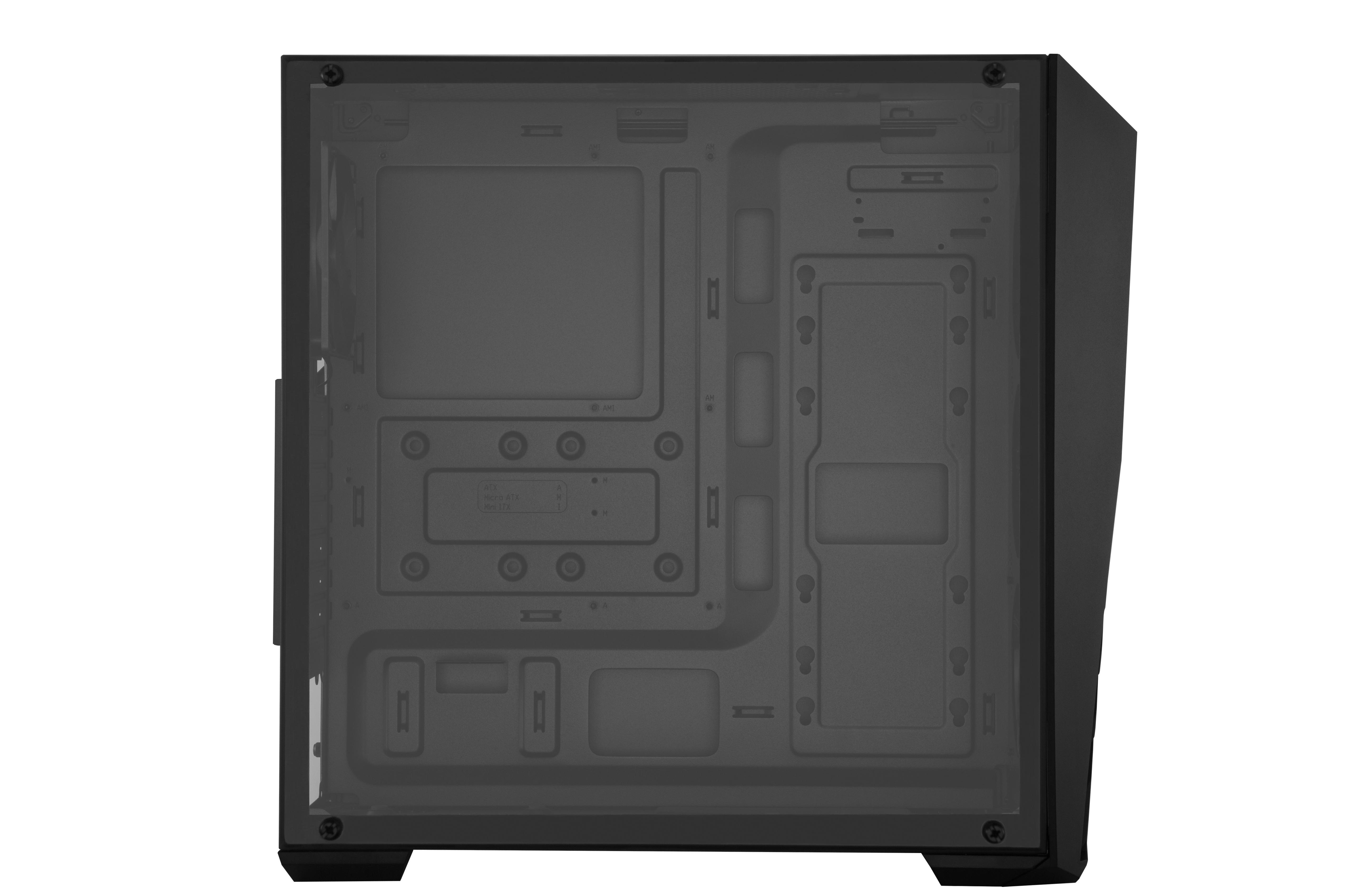COOLER MASTER MasterBox K501L PC-Gehäuse, Schwarz
