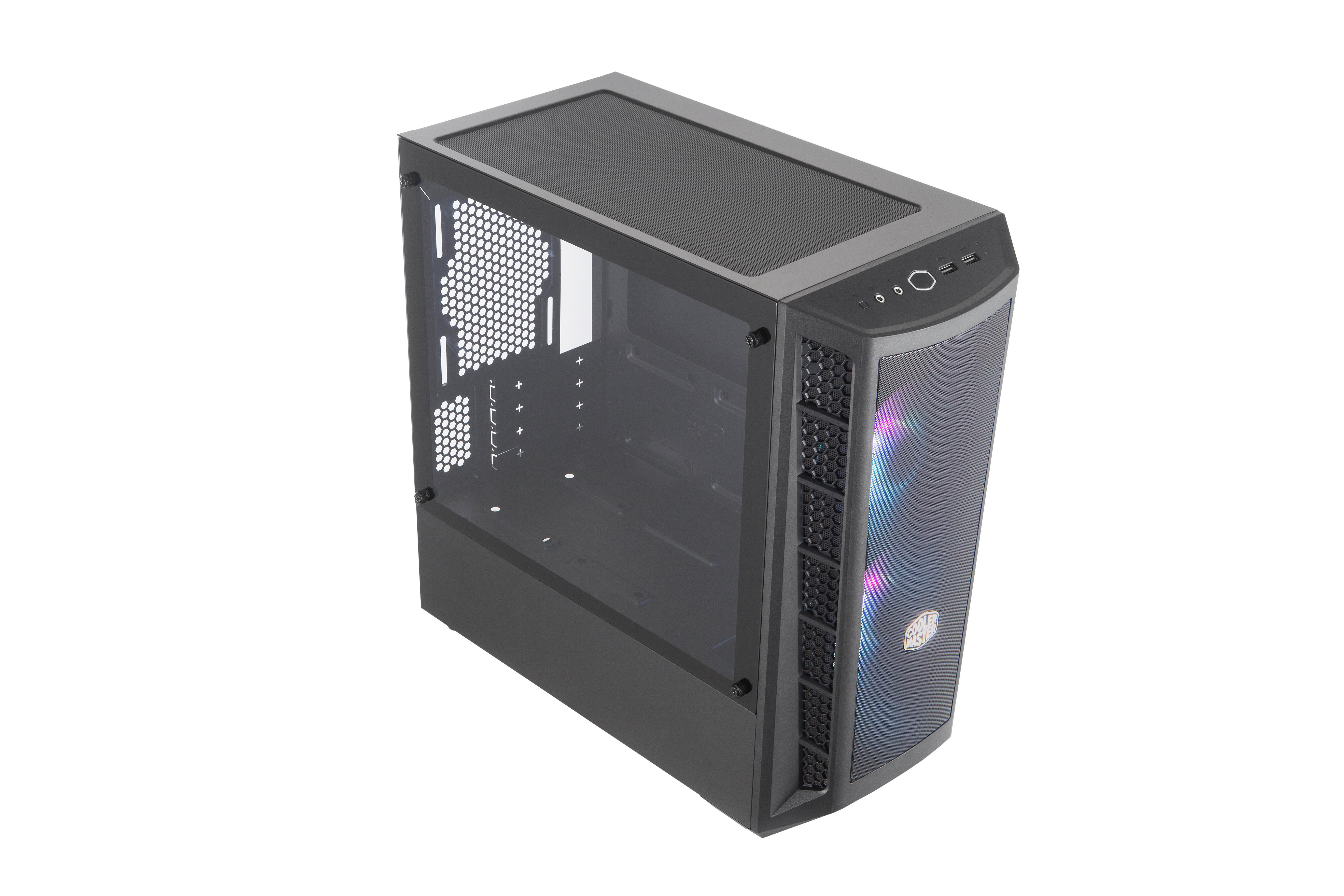 COOLER MASTER Masterbox MB311L ARGB mit Controller PC-Gehäuse, Schwarz