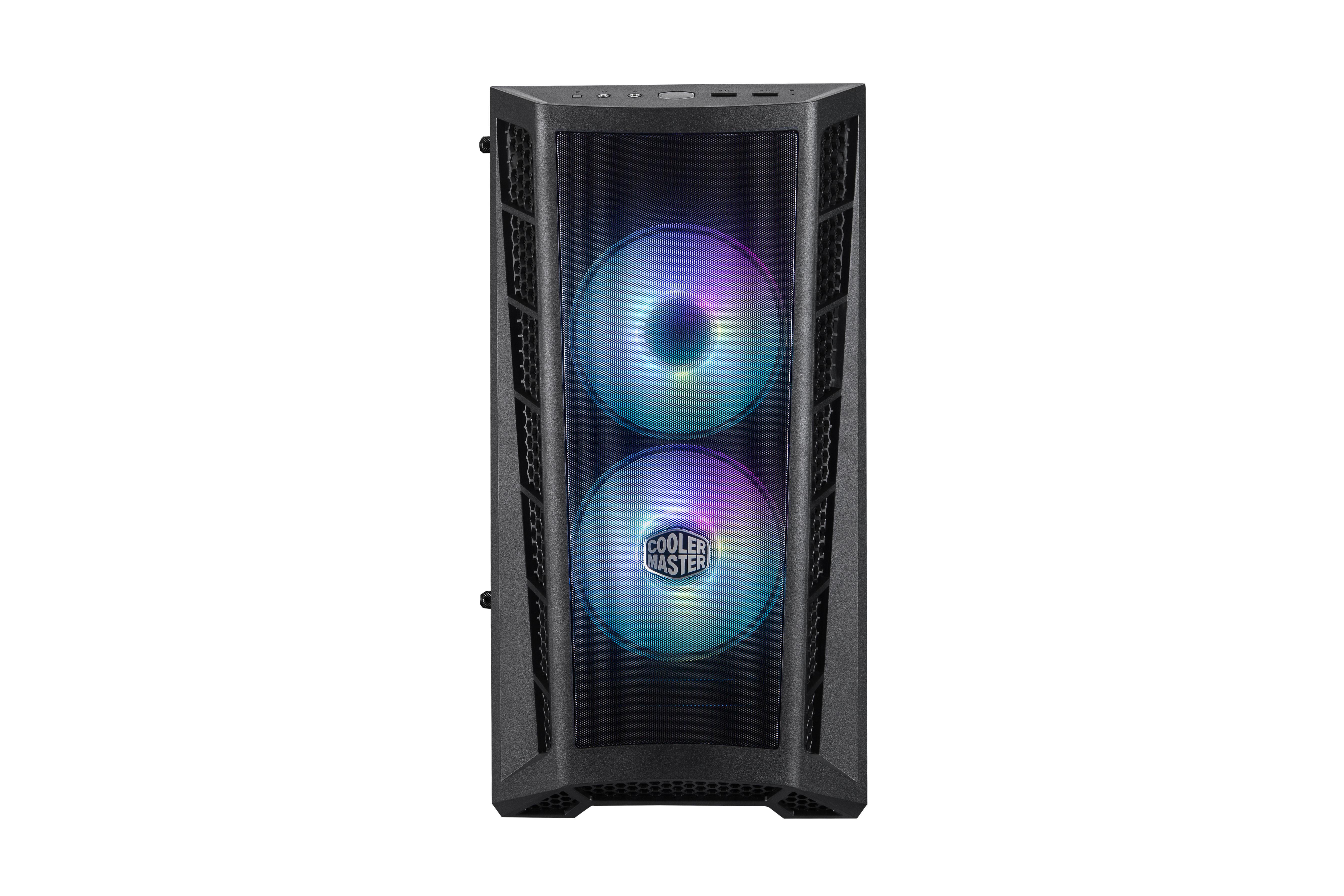 COOLER MASTER Masterbox MB311L ARGB mit Controller PC-Gehäuse, Schwarz
