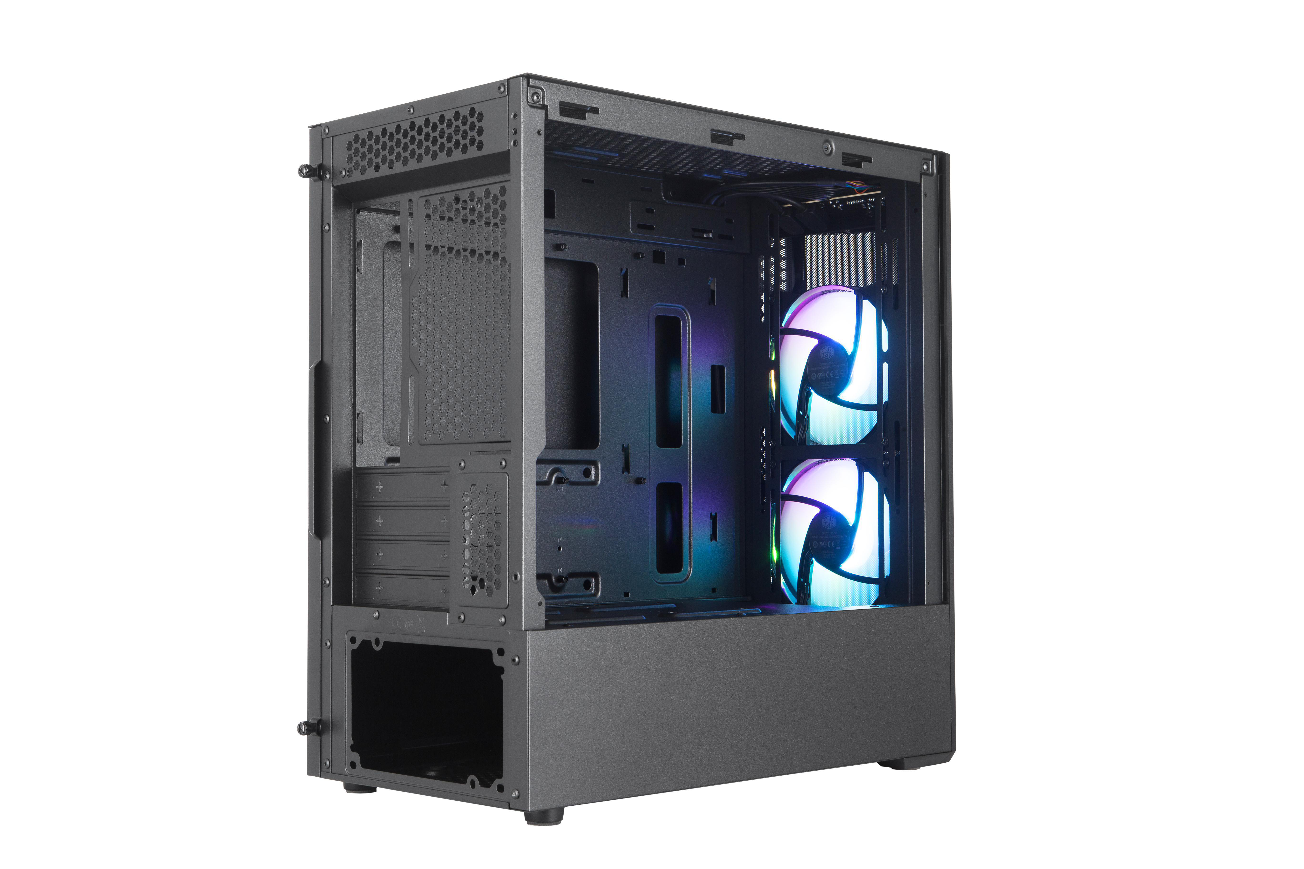 COOLER MASTER Masterbox MB311L ARGB PC-Gehäuse, Schwarz