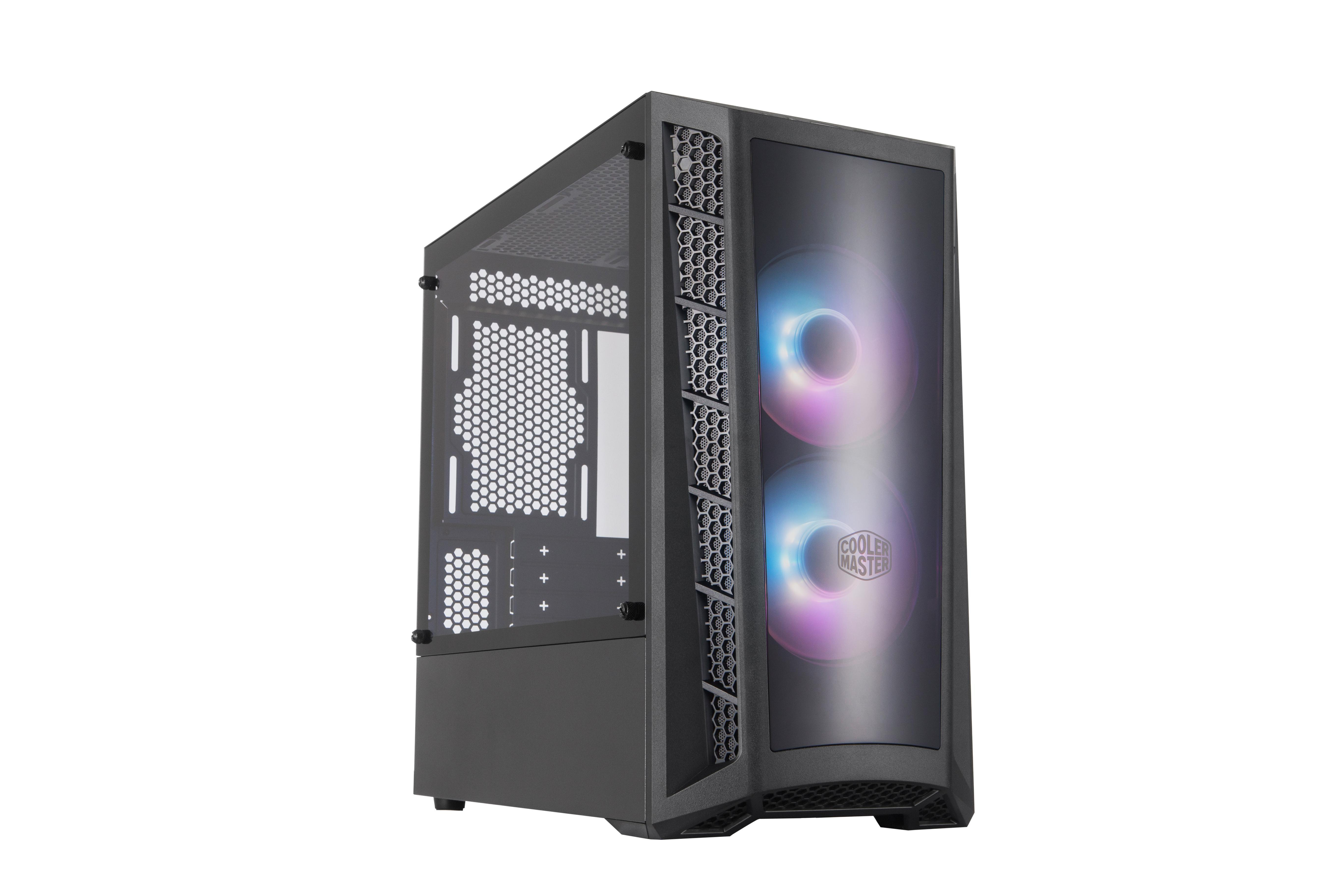 COOLER MASTER Masterbox MB320L ARGB+Controller PC-Gehäuse, Schwarz