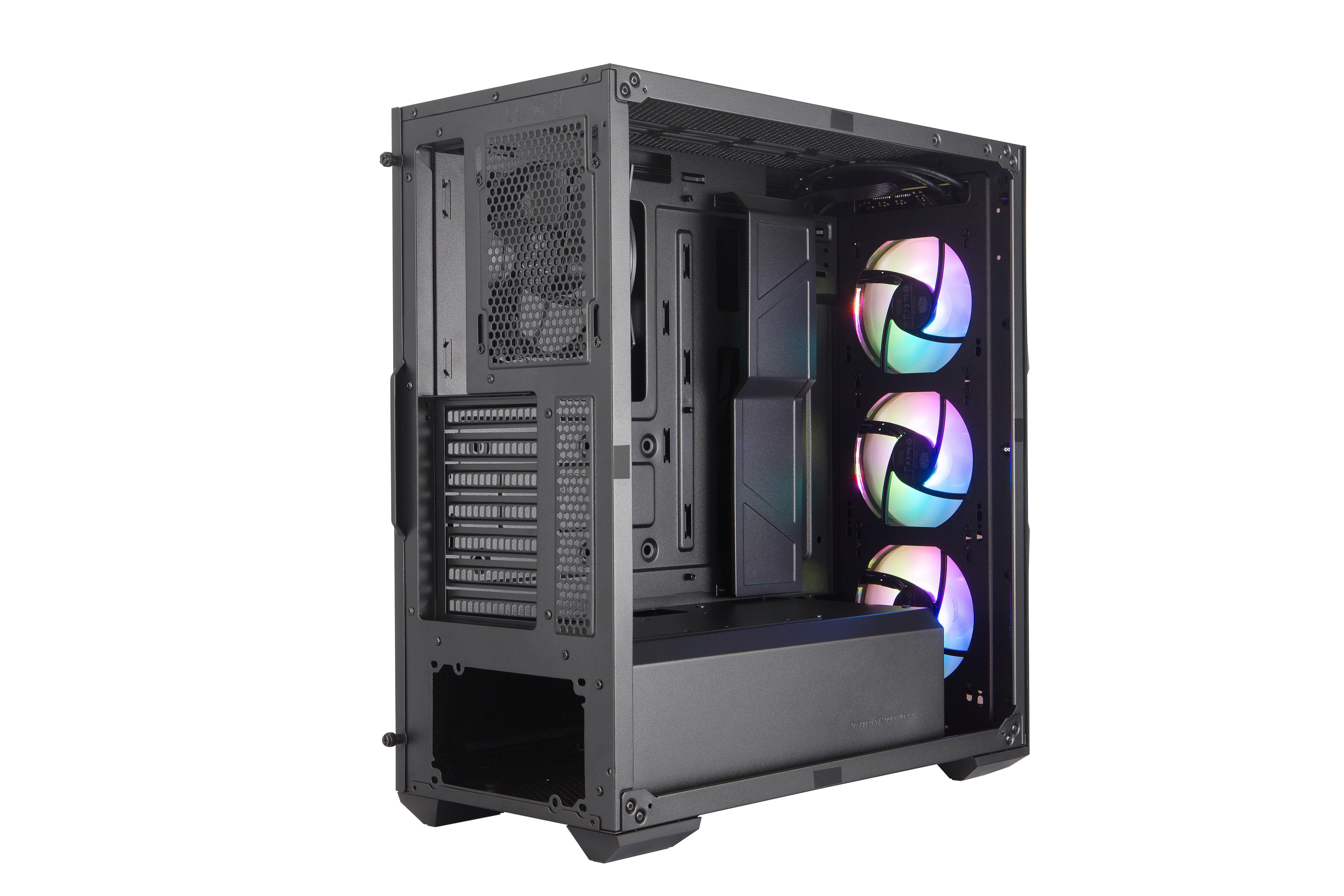 COOLER MASTER MasterBox TD500 ARGB PC-Gehäuse, Schwarz