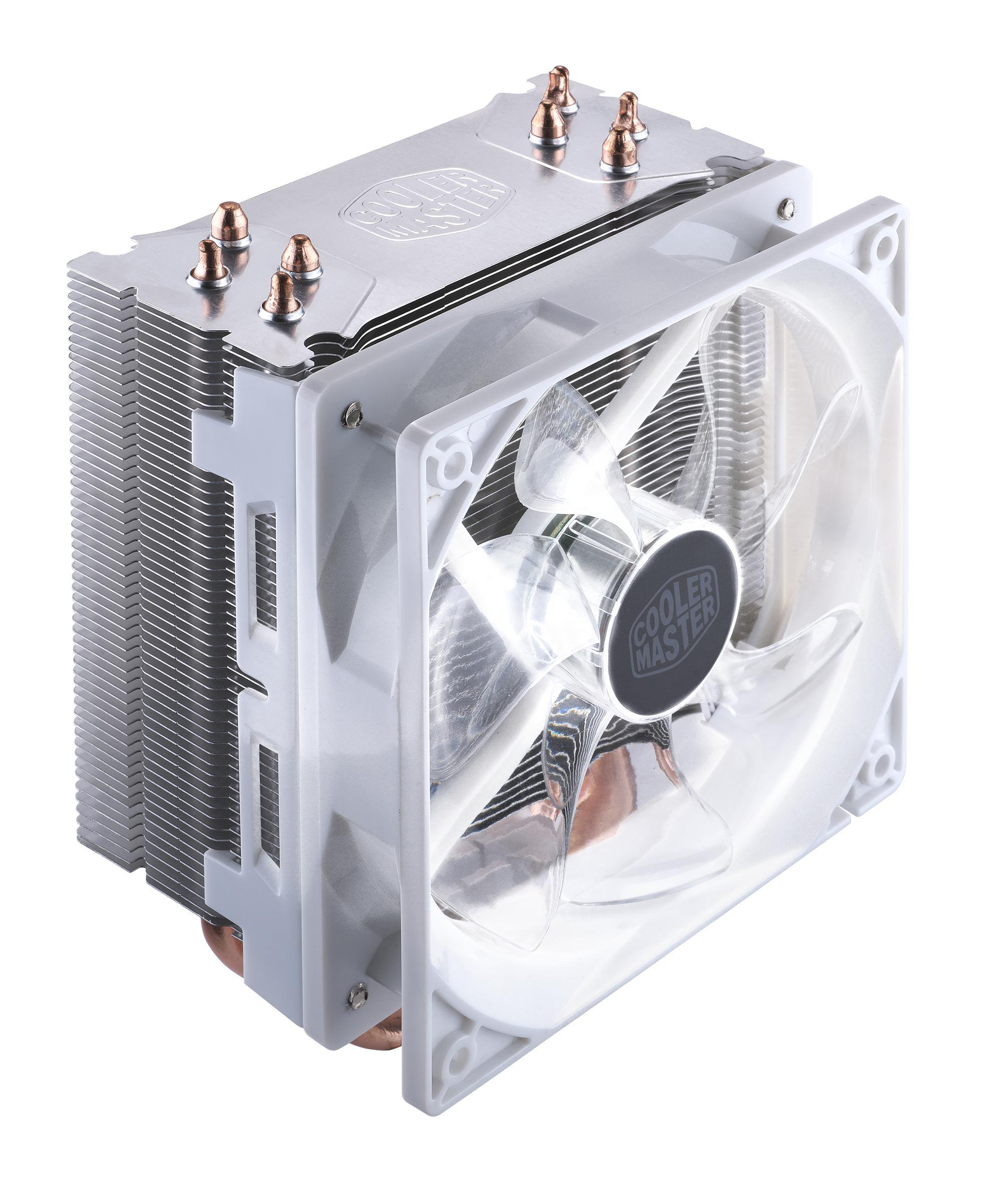 COOLER MASTER Hyper 212 LED White Edition CPU Kühler, Weiß