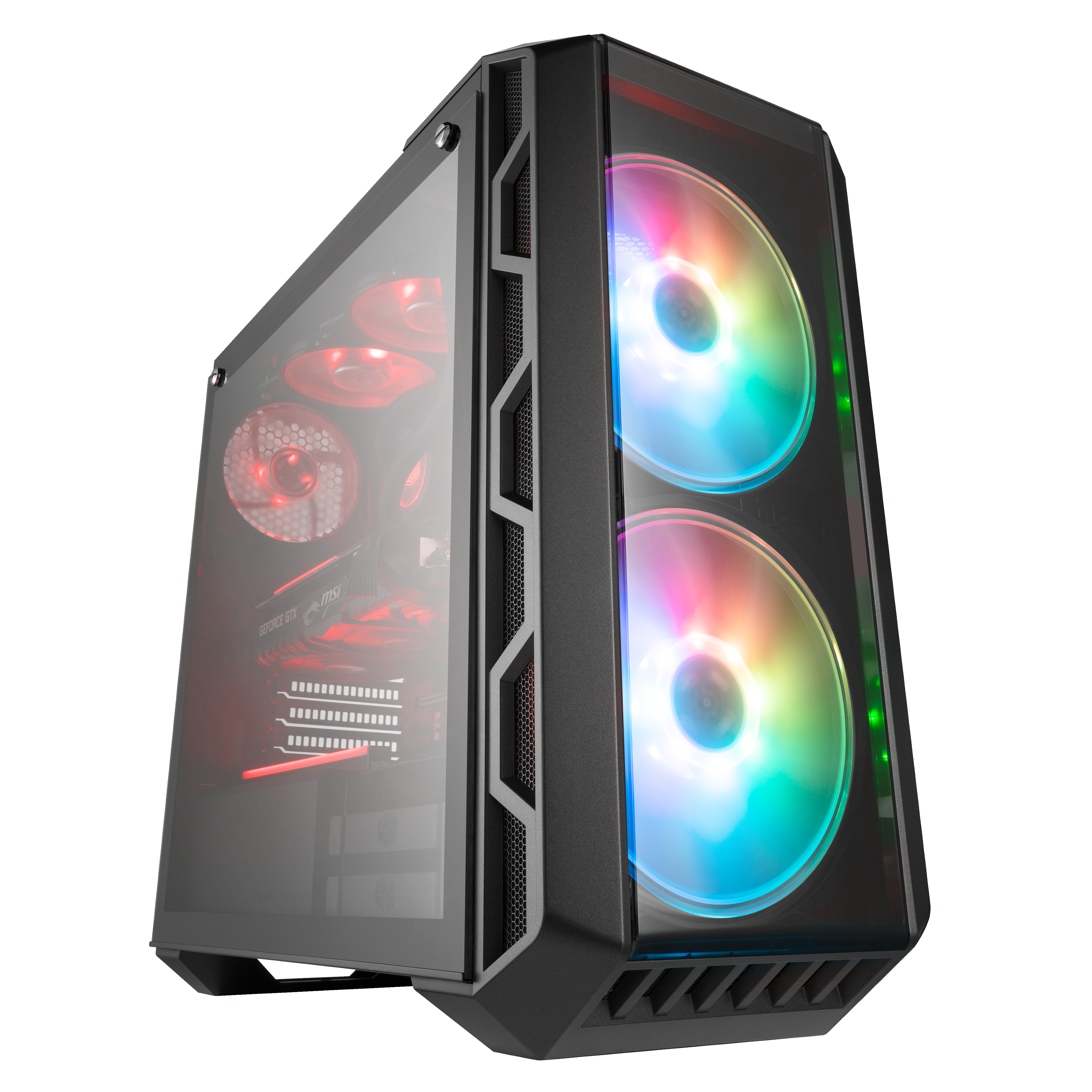 COOLER MASTER MasterCase H500 ARGB PC-Gehäuse, Eisen Grau