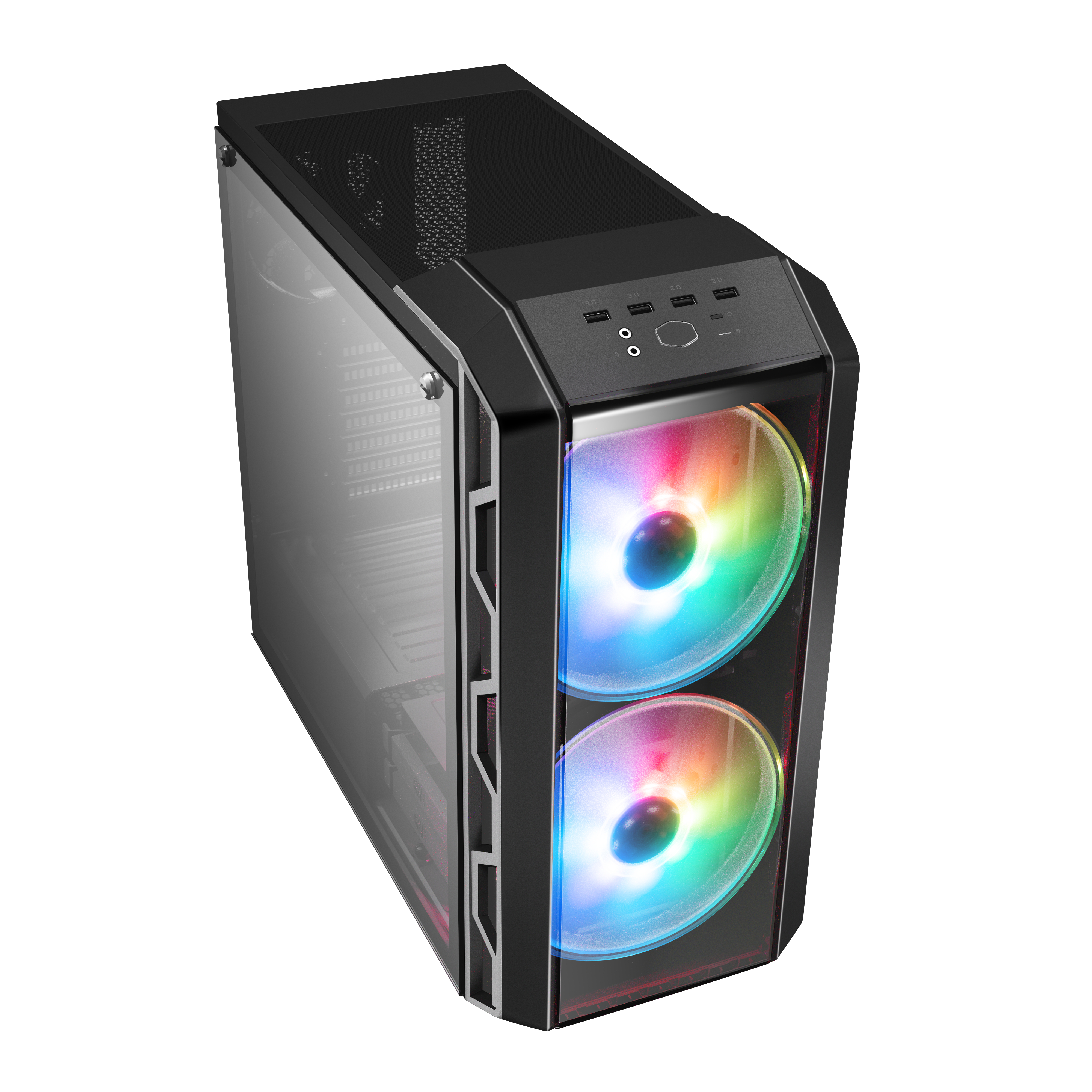 COOLER MASTER MasterCase H500 ARGB PC-Gehäuse, Eisen Grau