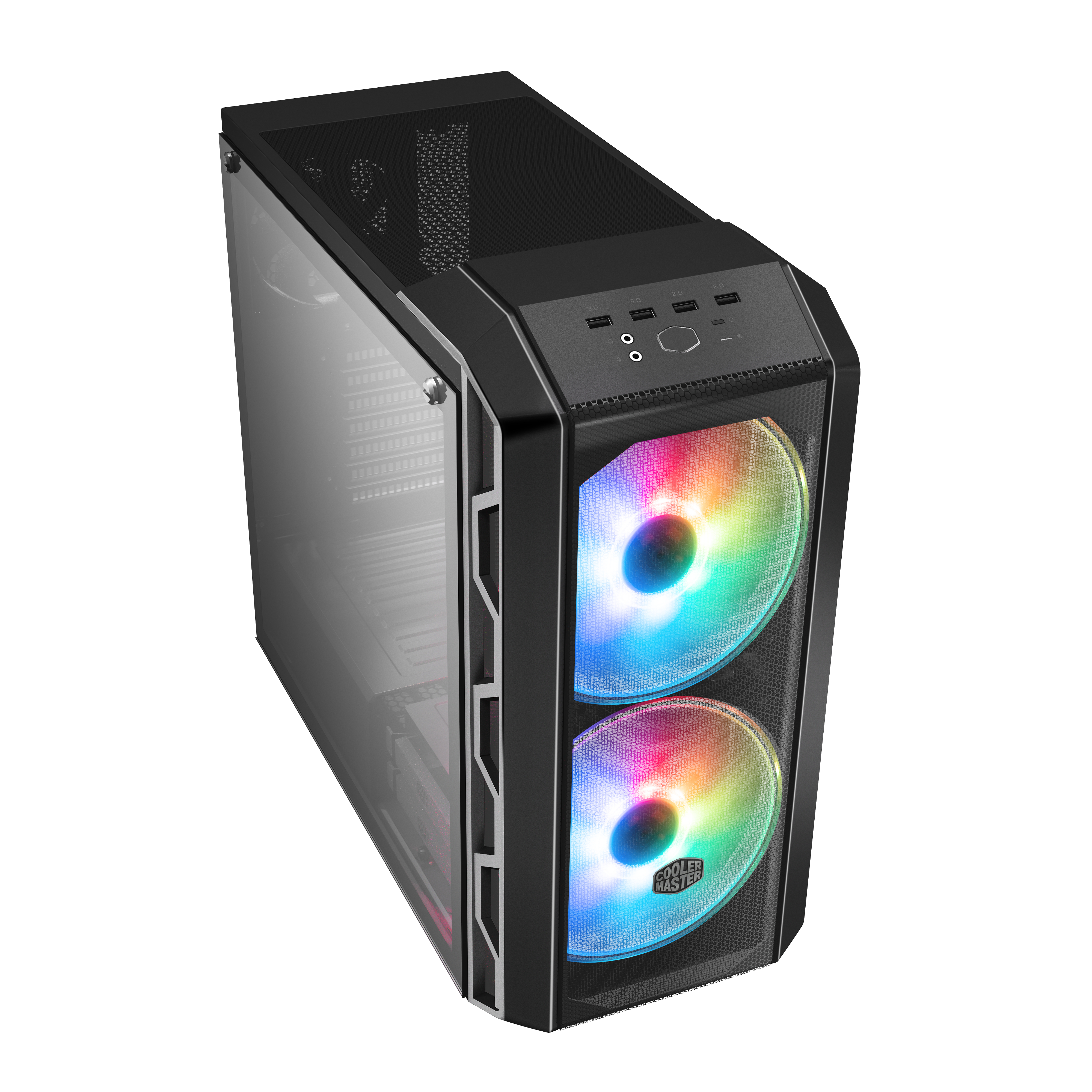 COOLER MASTER MasterCase H500 ARGB PC-Gehäuse, Eisen Grau