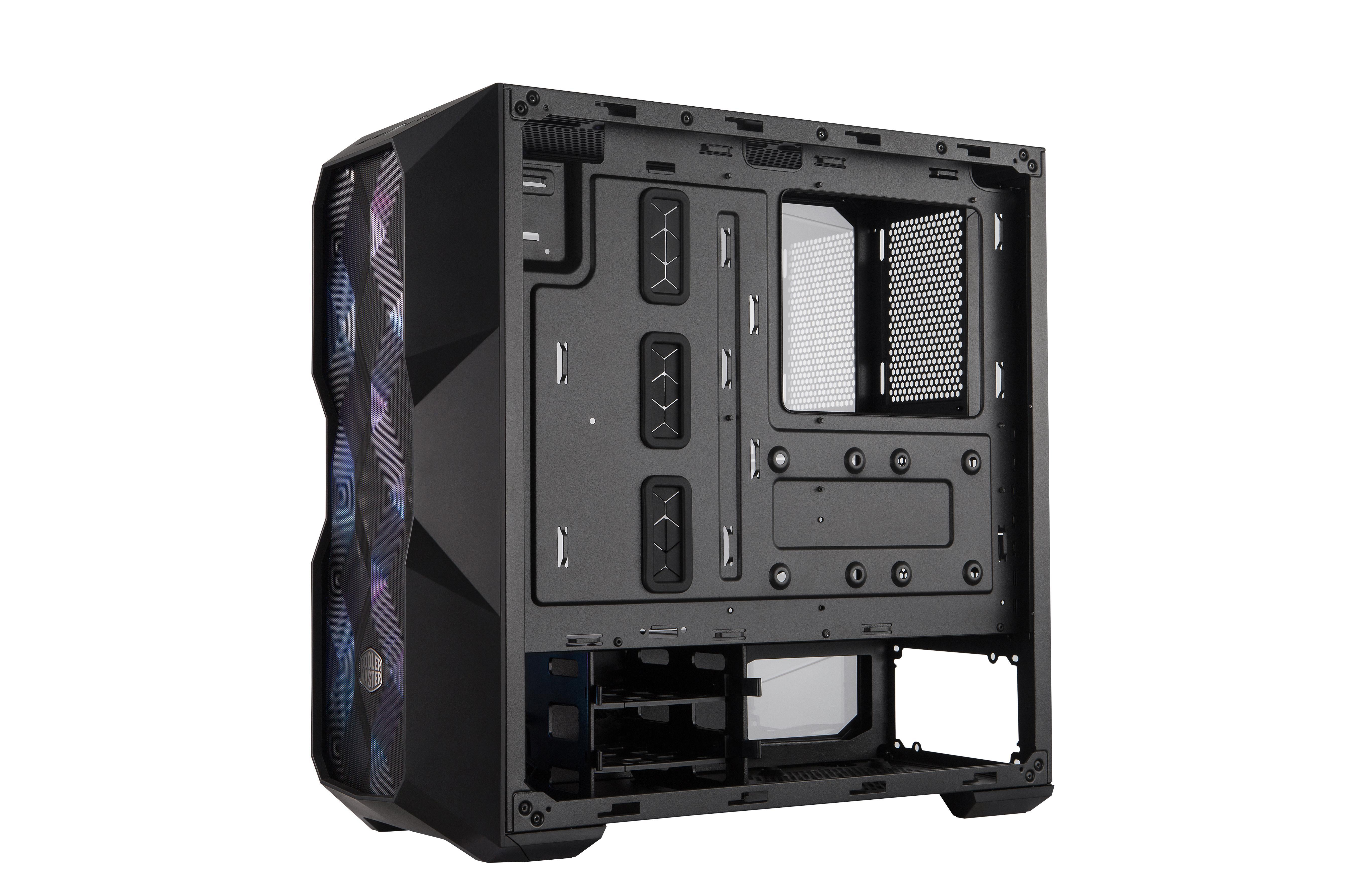 COOLER MASTER MasterBox TD500 Mesh w Controller PC-Gehäuse, Schwarz