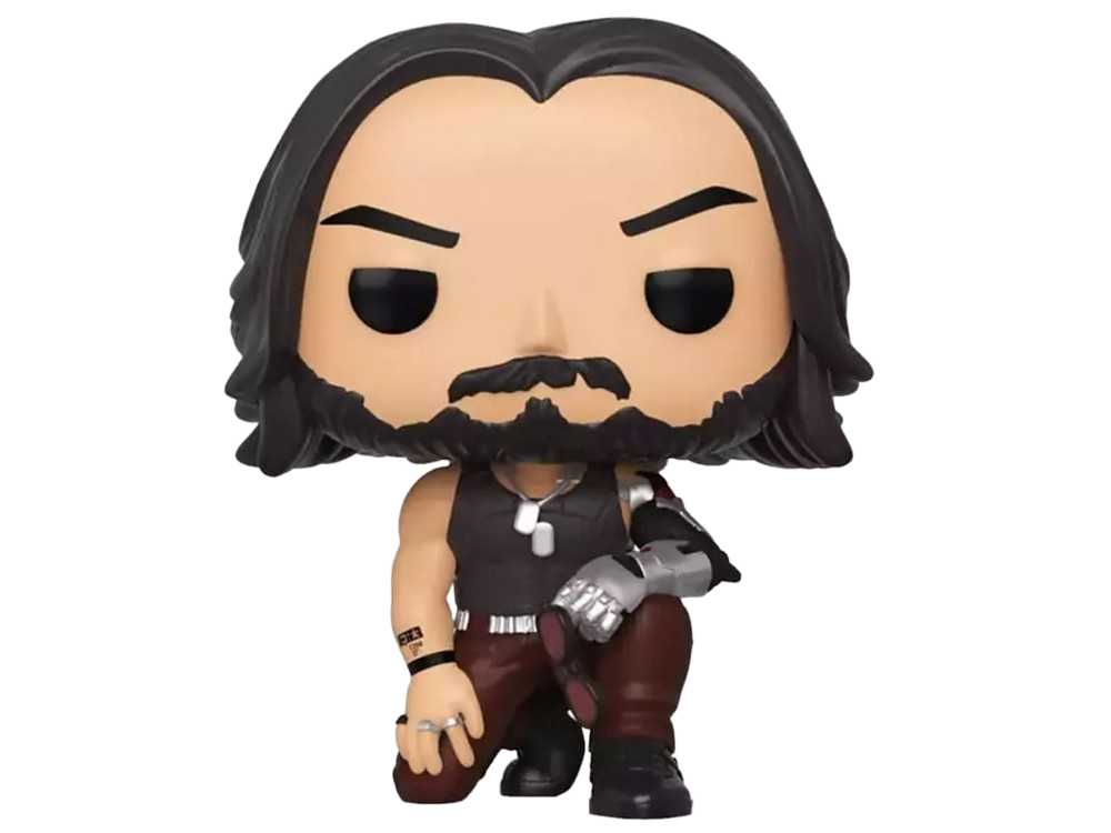 Figura - Funko Johnny Silverhand (Crouch), 10 cm, De Cyberpunk 2077, Vinilo, Multicolor