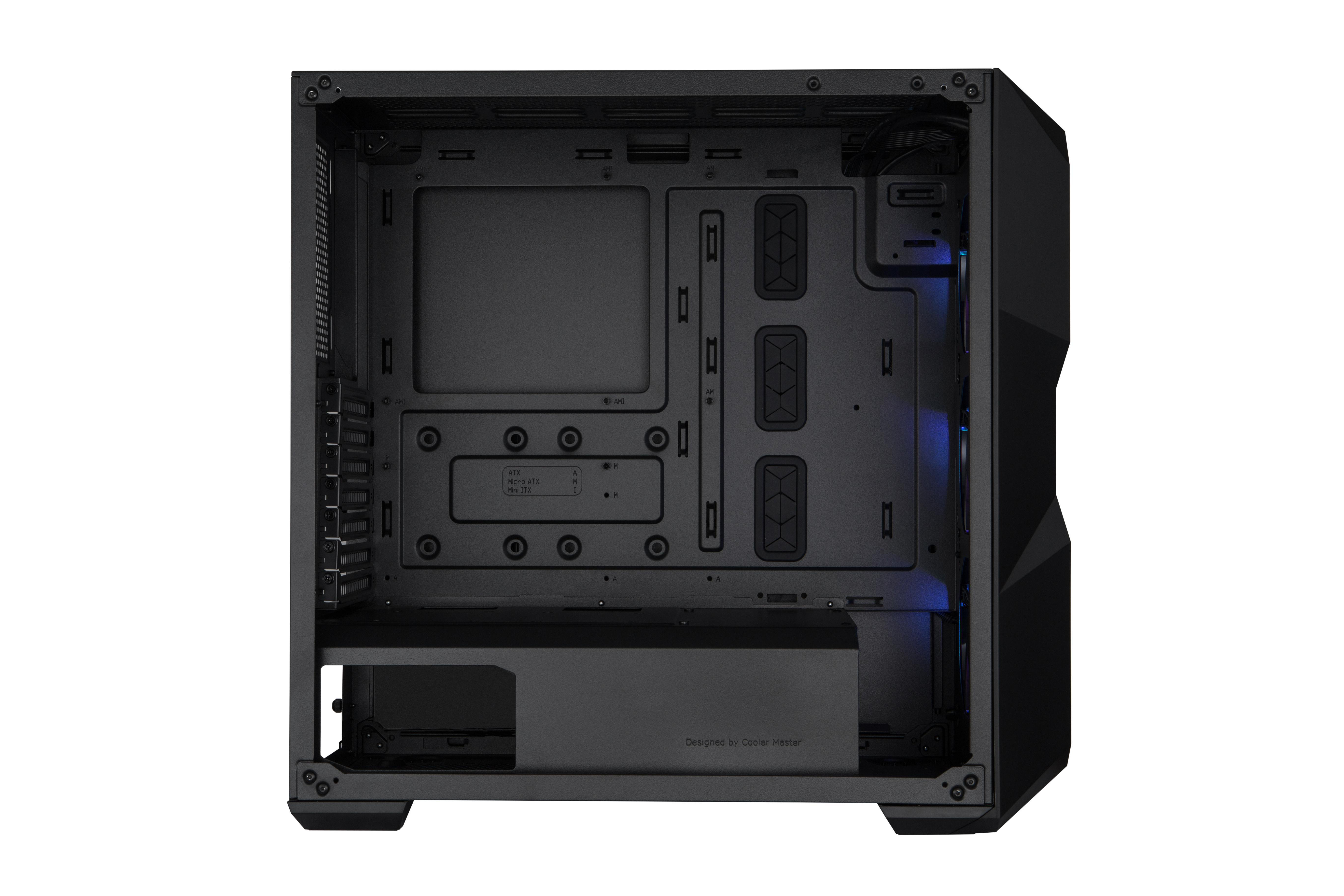COOLER MASTER MasterBox TD500 Mesh w Controller PC-Gehäuse, Schwarz