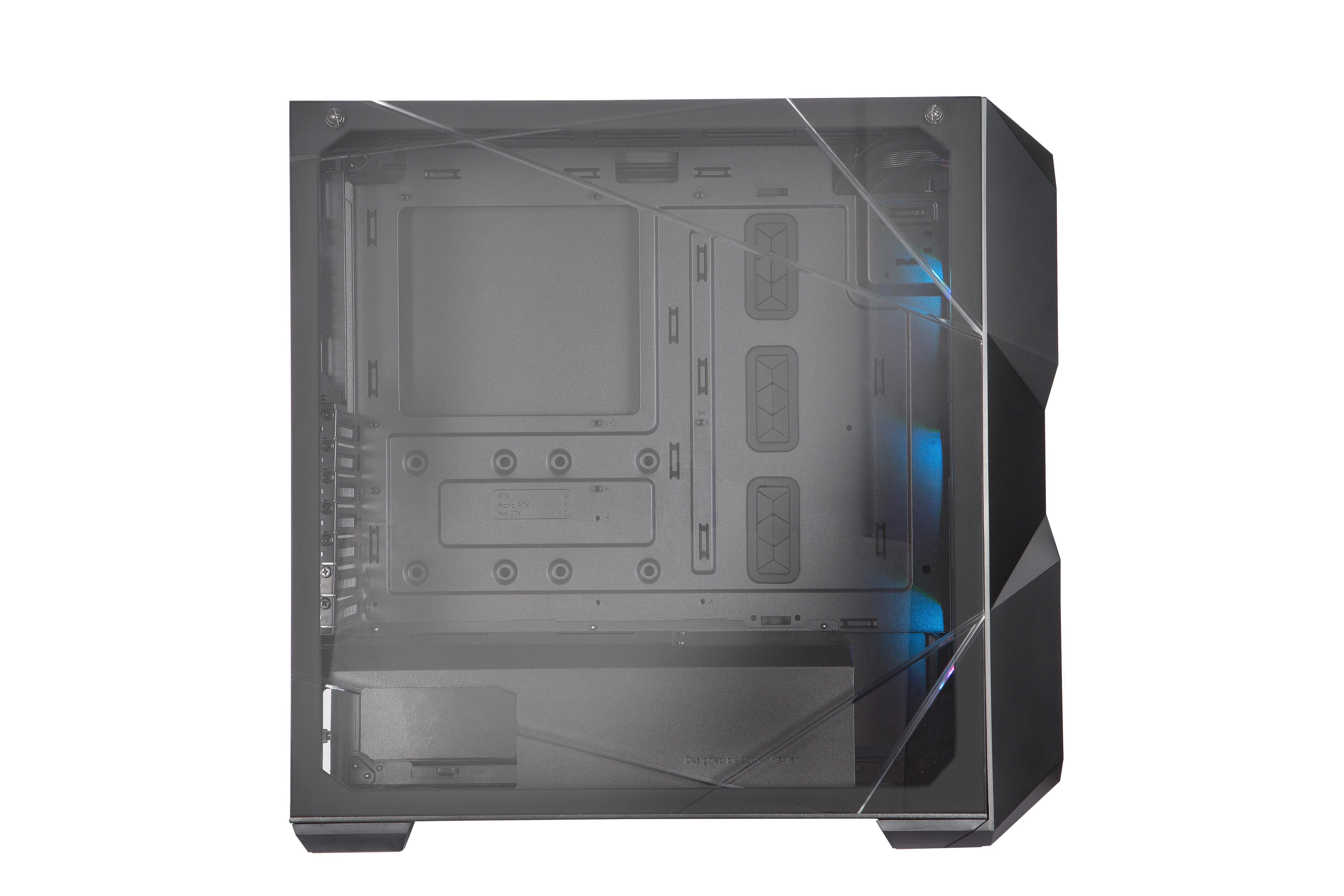 COOLER MASTER MasterBox TD500 Mesh w Controller PC-Gehäuse, Schwarz