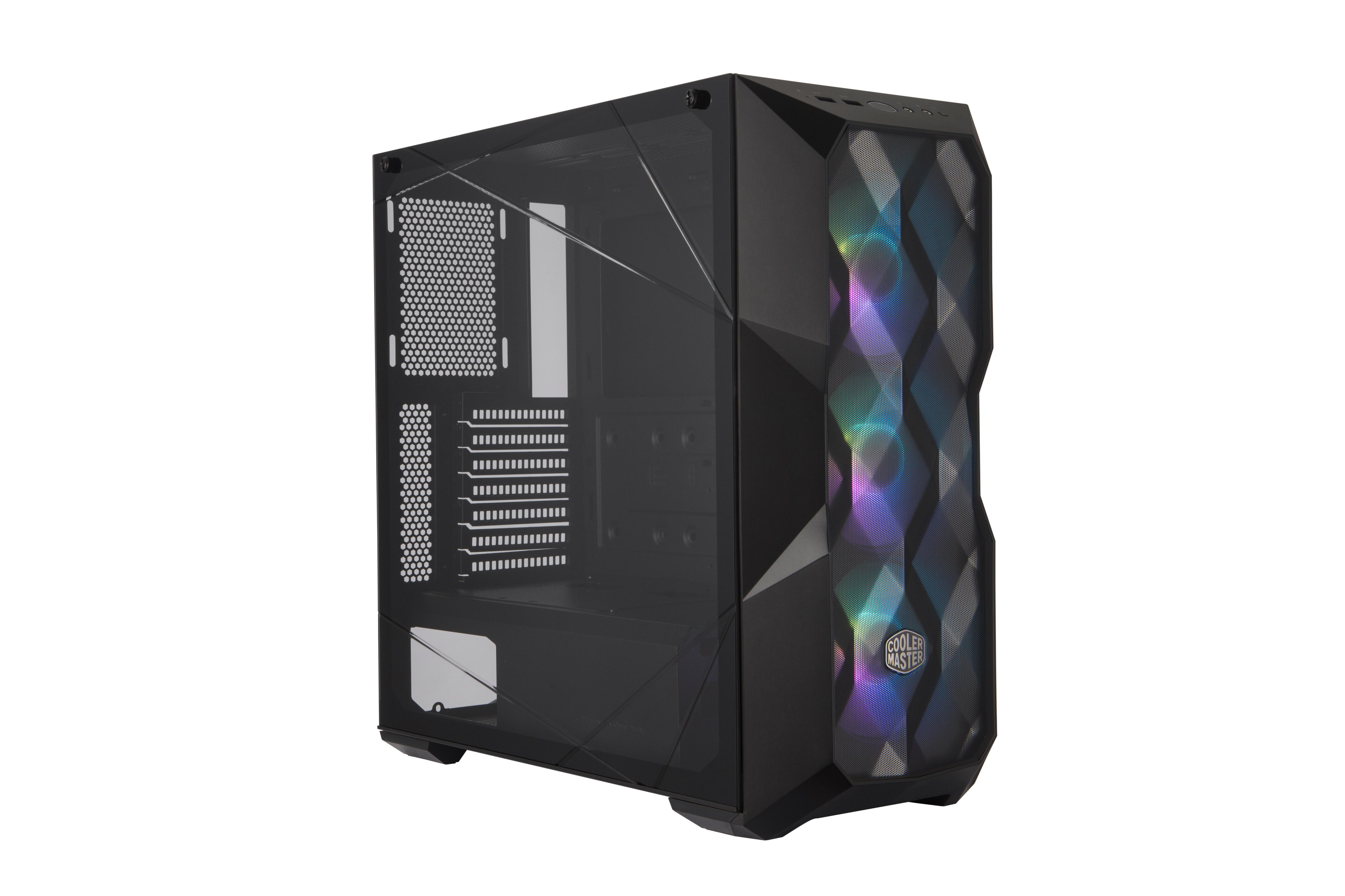 COOLER MASTER MasterBox TD500 Mesh w Controller PC-Gehäuse, Schwarz