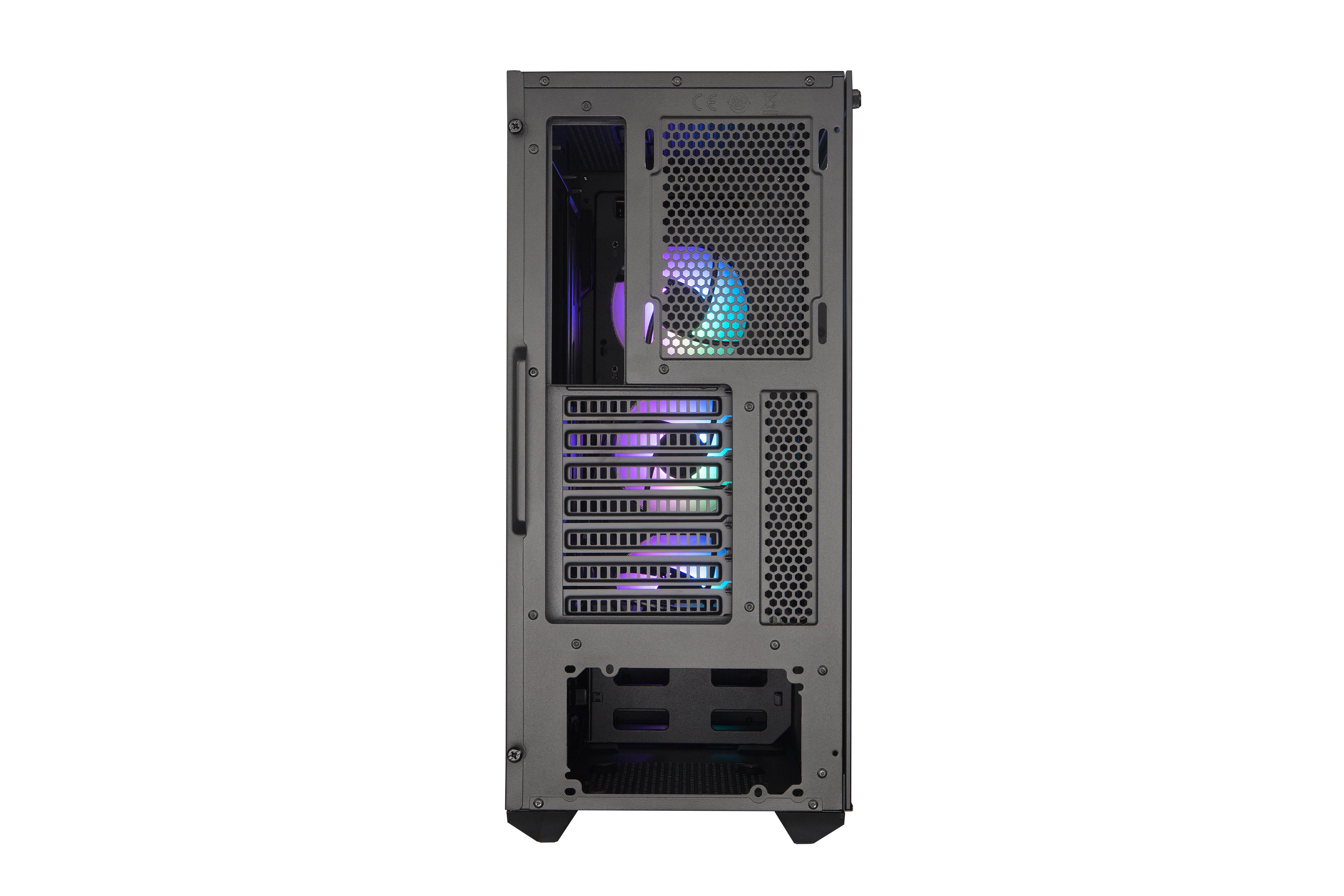 COOLER MASTER MasterBox TD500 Mesh w Controller PC-Gehäuse, Schwarz