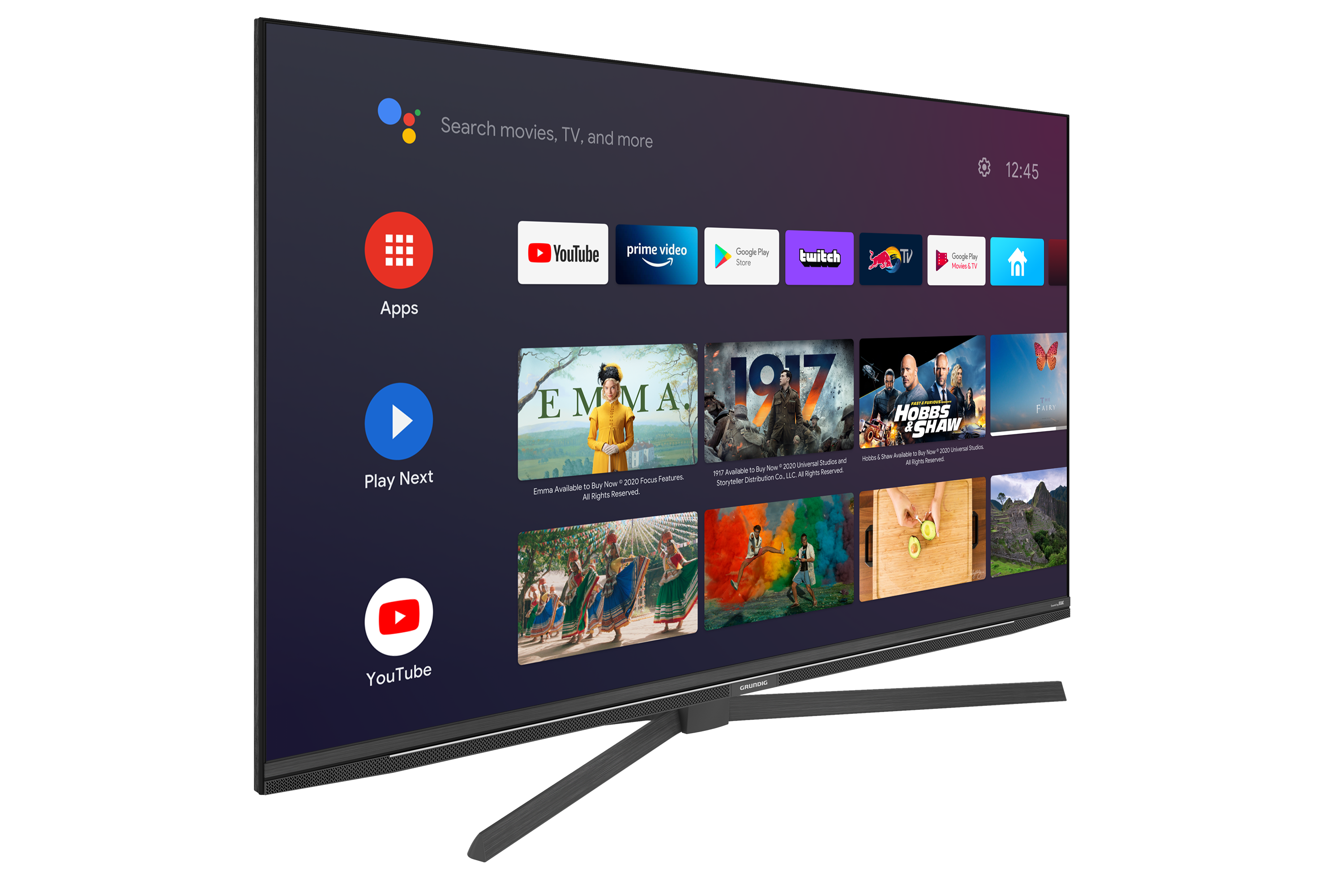 GRUNDIG 55 GFU 9760 B 55" 139 Ekran Uydu Alıcılı Android Smart 4K Ultra HD LED TV