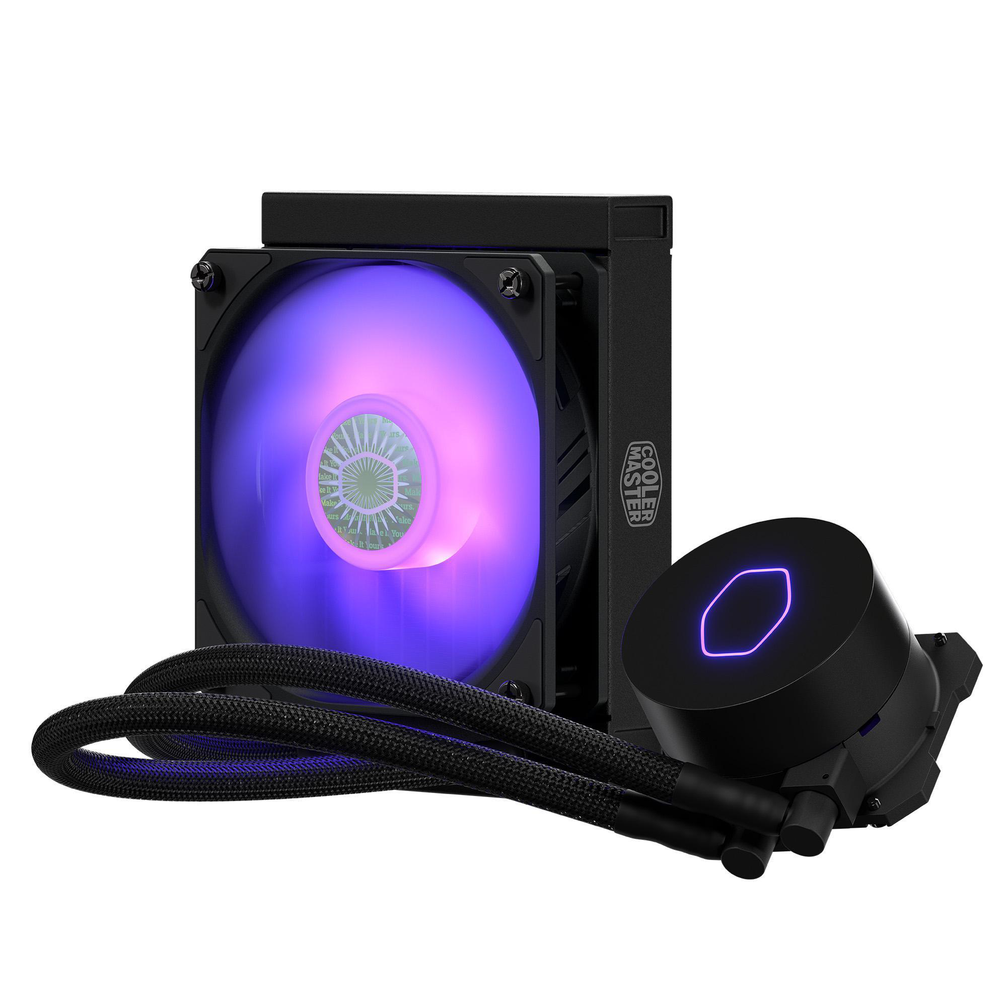 COOLER MASTER MasterLiquid ML120L V2 RGB CPU Kühler, Schwarz