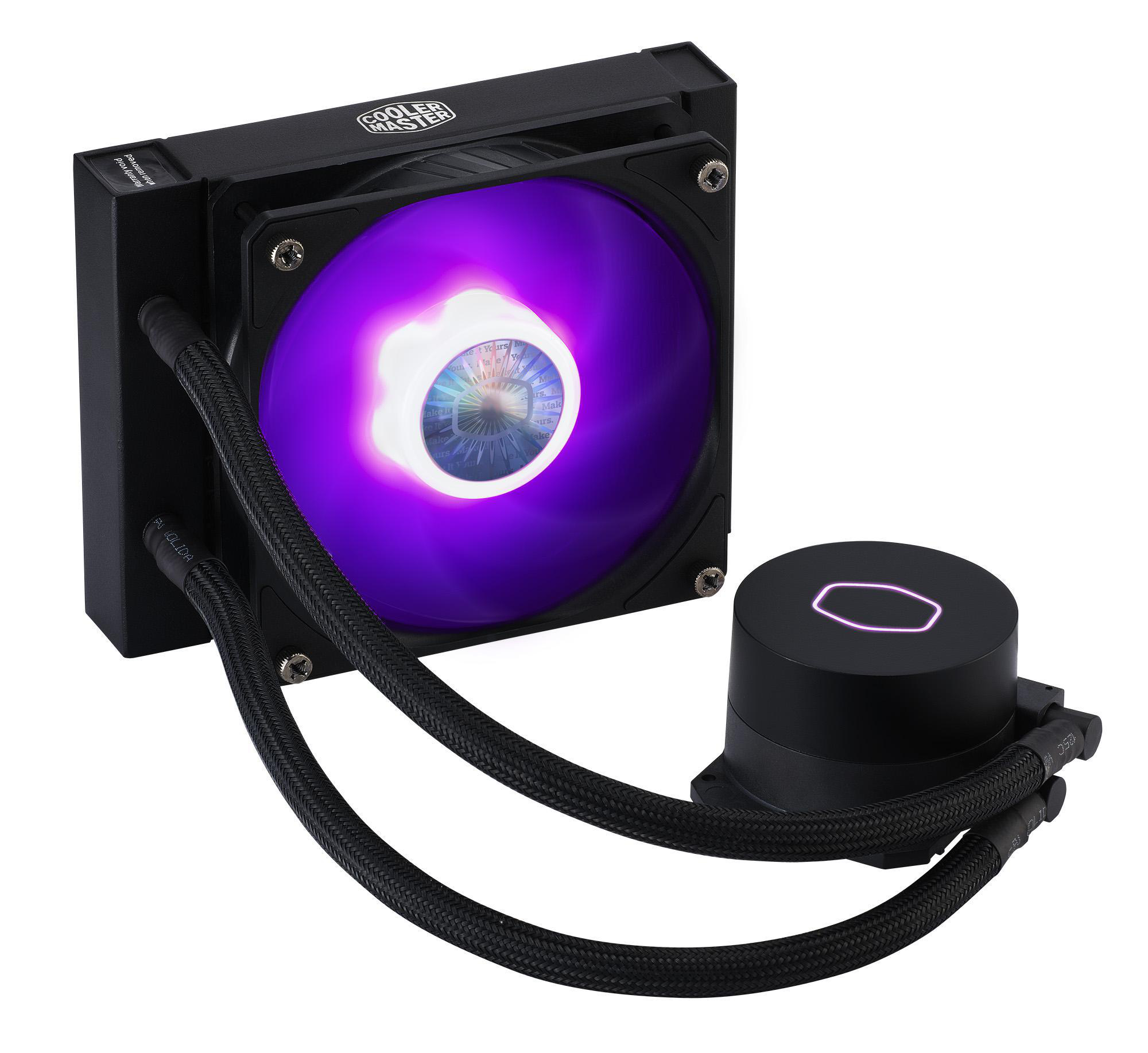 COOLER MASTER MasterLiquid ML120L V2 RGB CPU Kühler, Schwarz