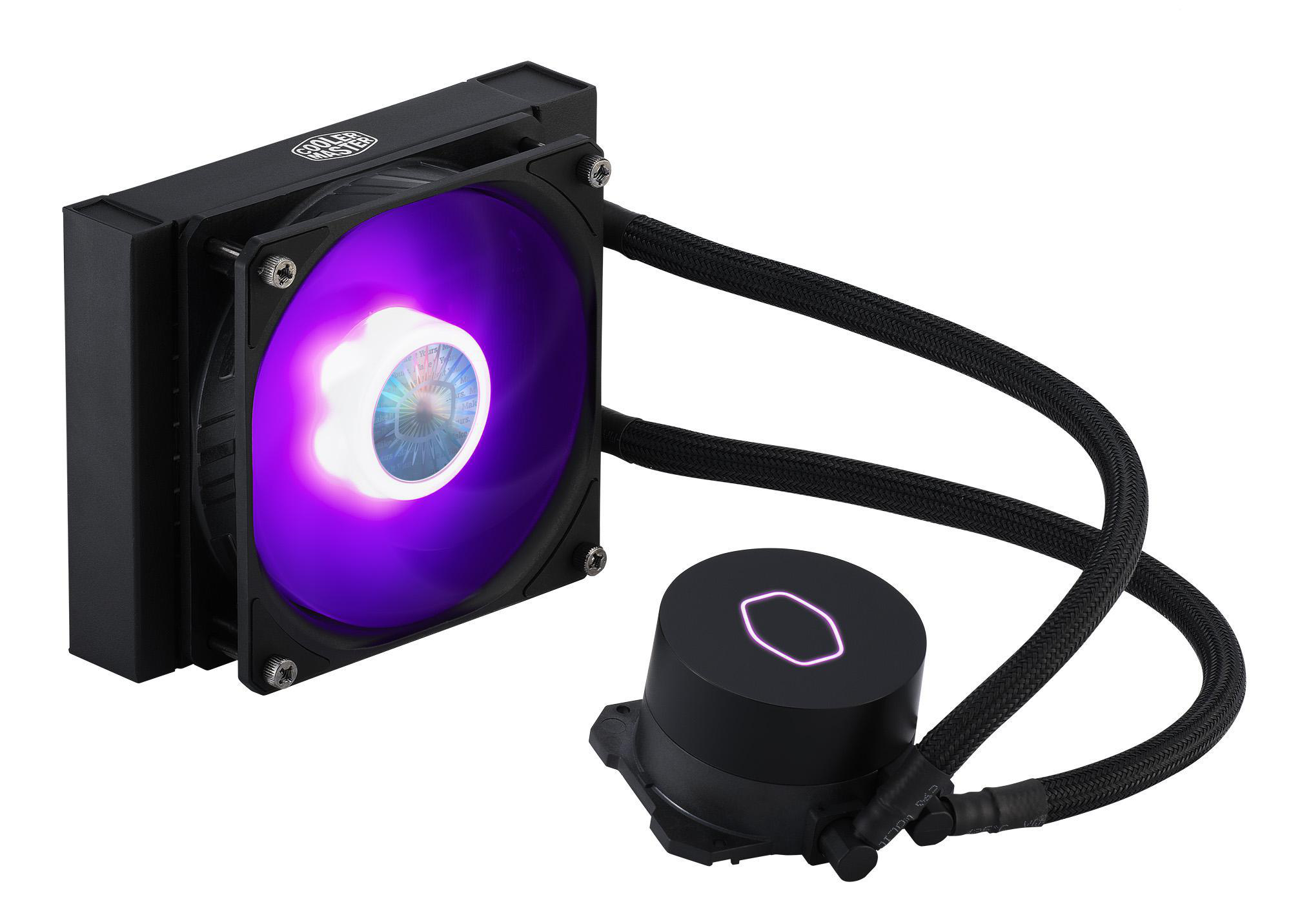 COOLER MASTER MasterLiquid ML120L V2 RGB CPU Kühler, Schwarz
