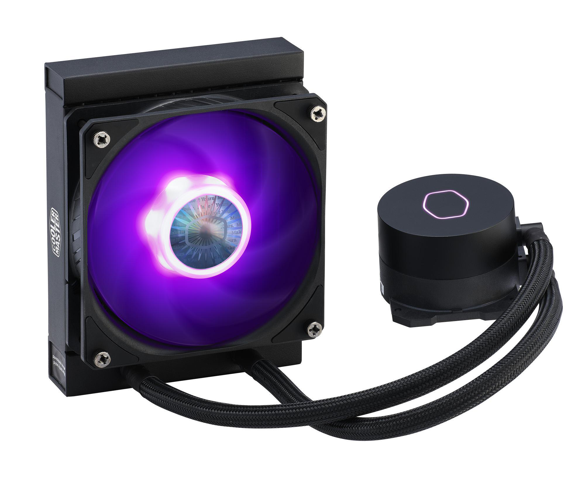 COOLER MASTER MasterLiquid ML120L V2 RGB CPU Kühler, Schwarz
