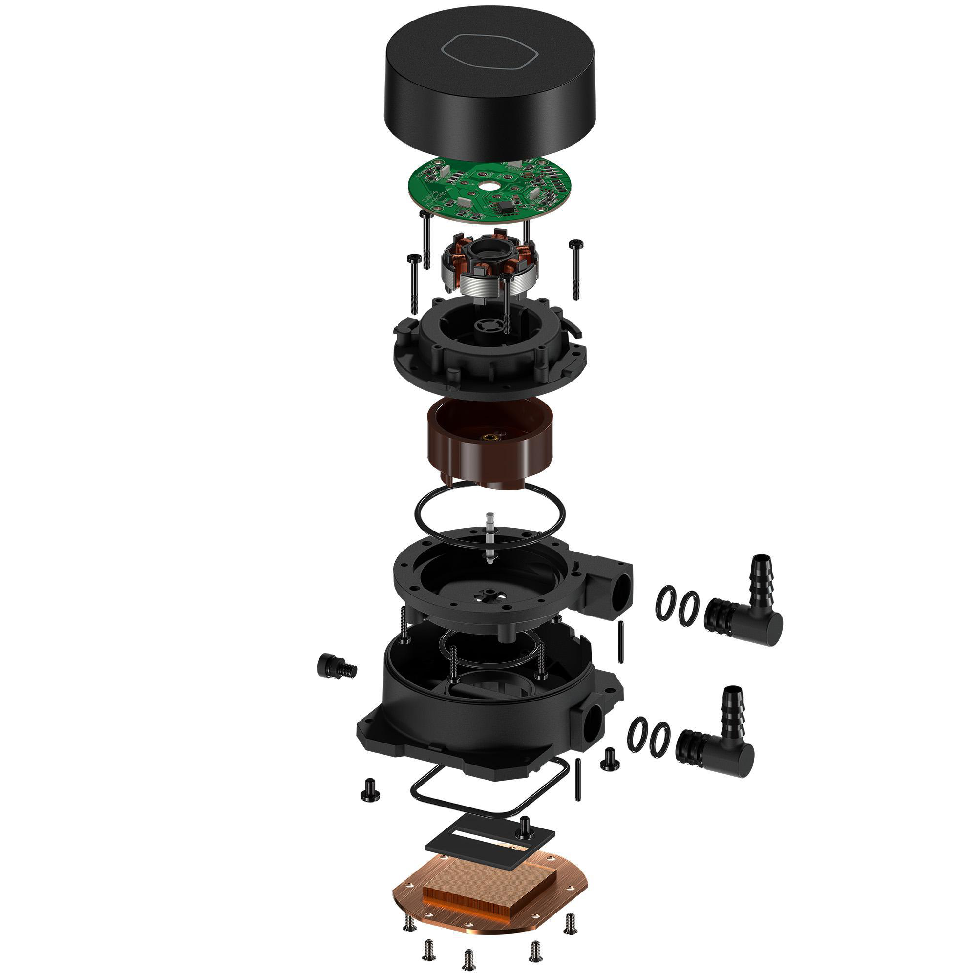 COOLER MASTER MasterLiquid ML120L V2 RGB CPU Kühler, Schwarz
