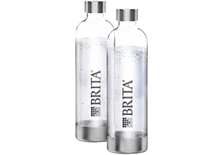 BRITA sodaONE - Confezione bottiglia in PET (Argento/Trasparente)