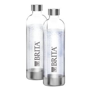 BRITA sodaONE - Paquet de bouteilles en PET (Argent/Transparent)
