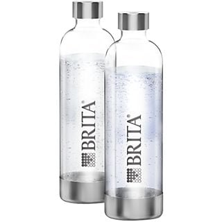 BRITA sodaONE - Confezione bottiglia in PET (Argento/Trasparente)