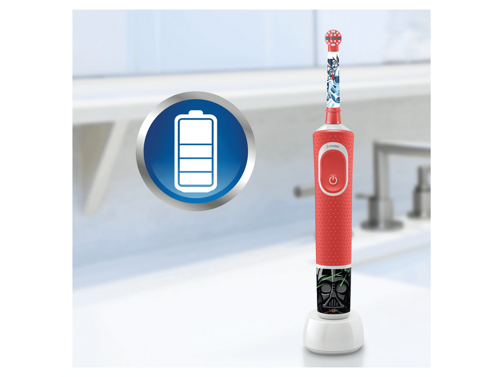 Cepillo eléctrico - Oral-B Vitality 100 Kids Plus Star Wars, Para niños, Disney Magic Timer