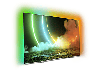 PHILIPS 55OLED706/12 OLED TV (Flat, 55 Zoll / 139 cm, UHD 4K, SMART TV, Ambilight, Android TV™ 10 (Q))