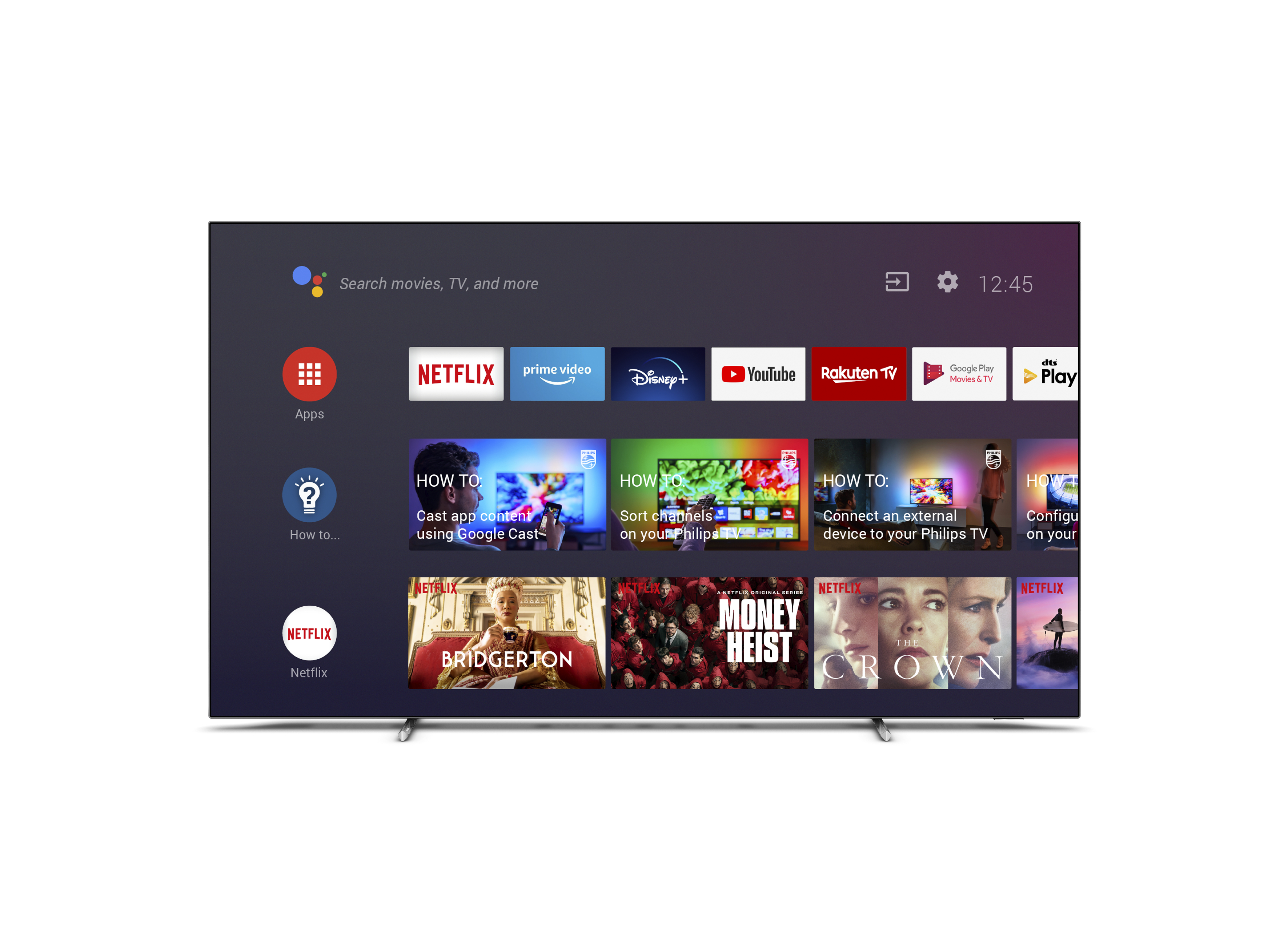 4K, cm, 65OLED706/12 (Flat, TV™ TV, Ambilight, UHD 10 (Q)) OLED TV SMART 164 Android / 65 Zoll PHILIPS