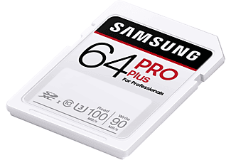 SAMSUNG PRO Plus, SDXC Speicherkarte, 64 GB, 100 MB/s