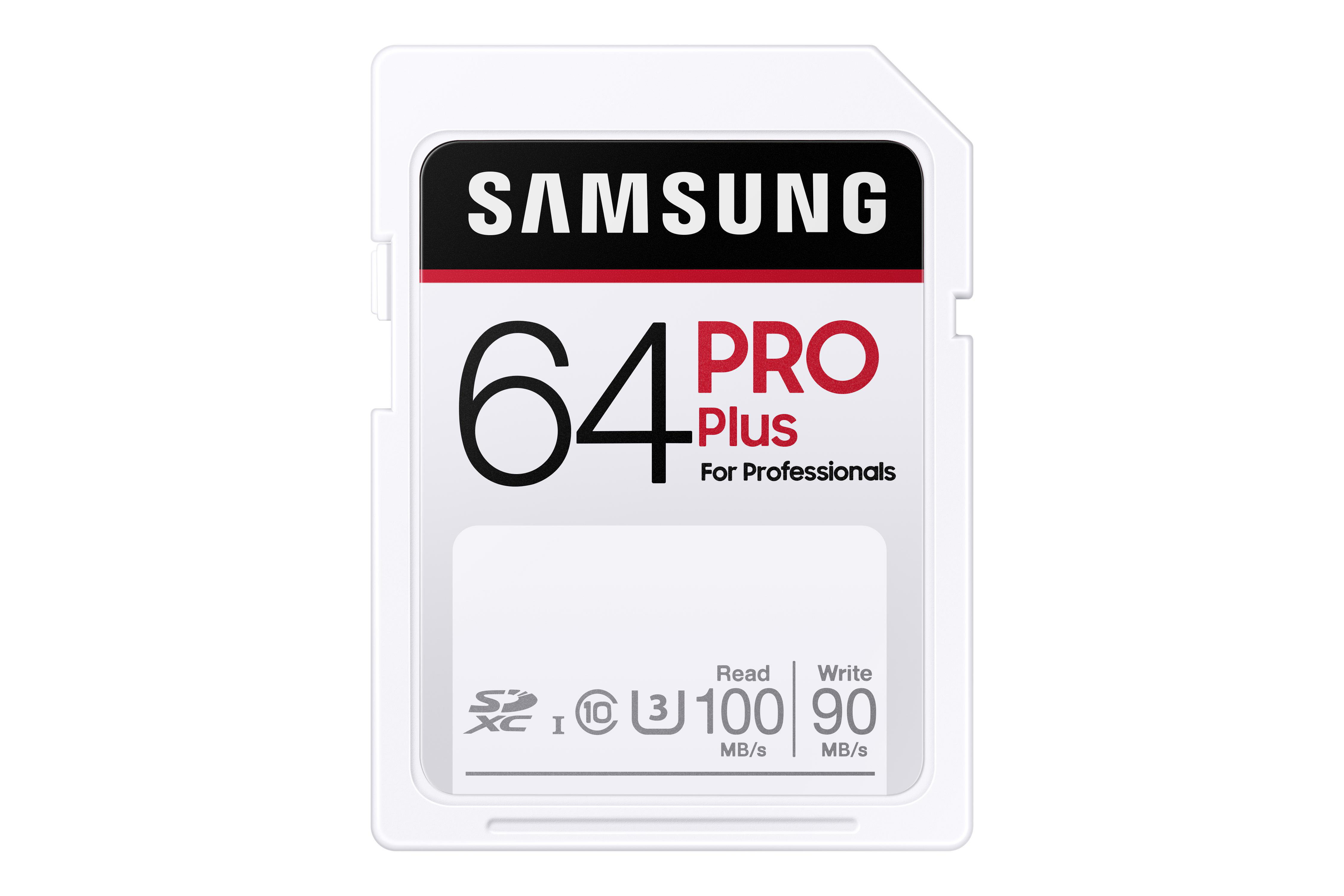 GB, Plus, SAMSUNG SDXC PRO 100 Speicherkarte, MB/s 64