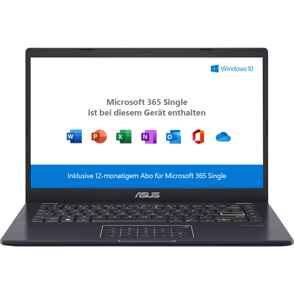 ASUS Vivobook 14 (E410MA-EK368TS) - 14,0 Zoll - Intel® Celeron® N4020 - 4 GB - 128 GB - Intel® UHD 600 - Windows 11 Home S-Modus
