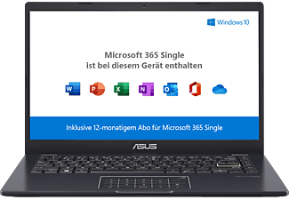 ASUS Vivobook 14 (E410MA-EK368TS), Notebook mit 14,0 Zoll Display, Intel® Celeron® Prozessor, 4 GB RAM, 128 GB SSD, Intel® UHD Graphics 600, Peacock Blue