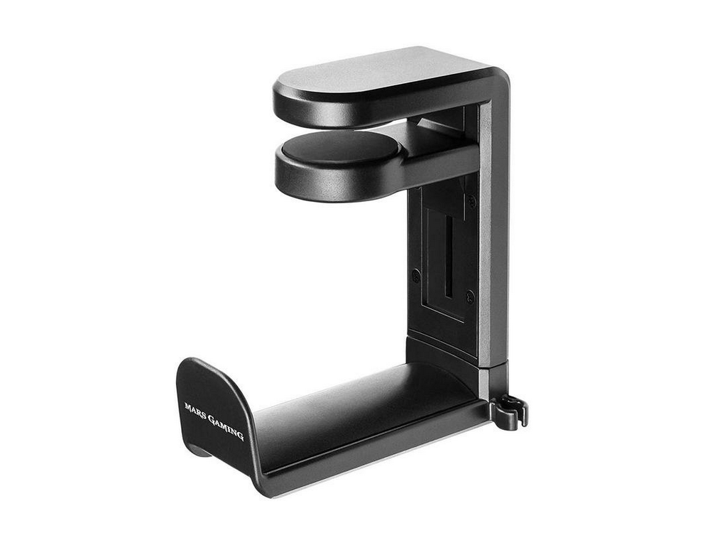 Soporte auriculares - Mars Gaming MHH, Rotación 360º, Pies de goma antideslizante, Negro