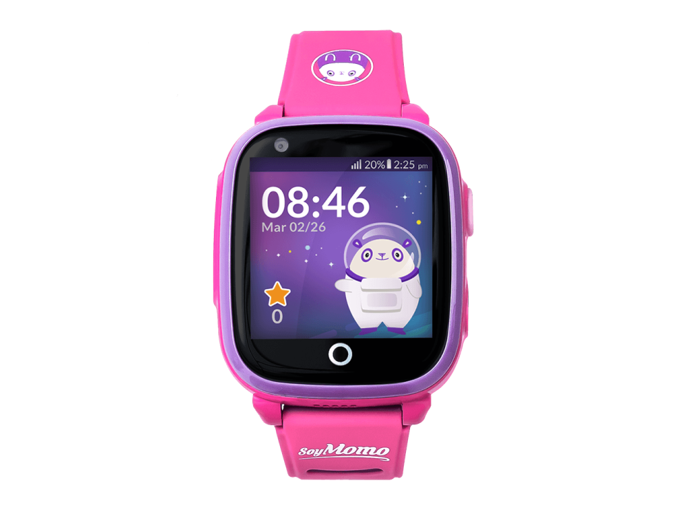 Soymomo Space 4g smartwatch para niños rosa 48 h 1.4 ip67 frontal wifi llamada