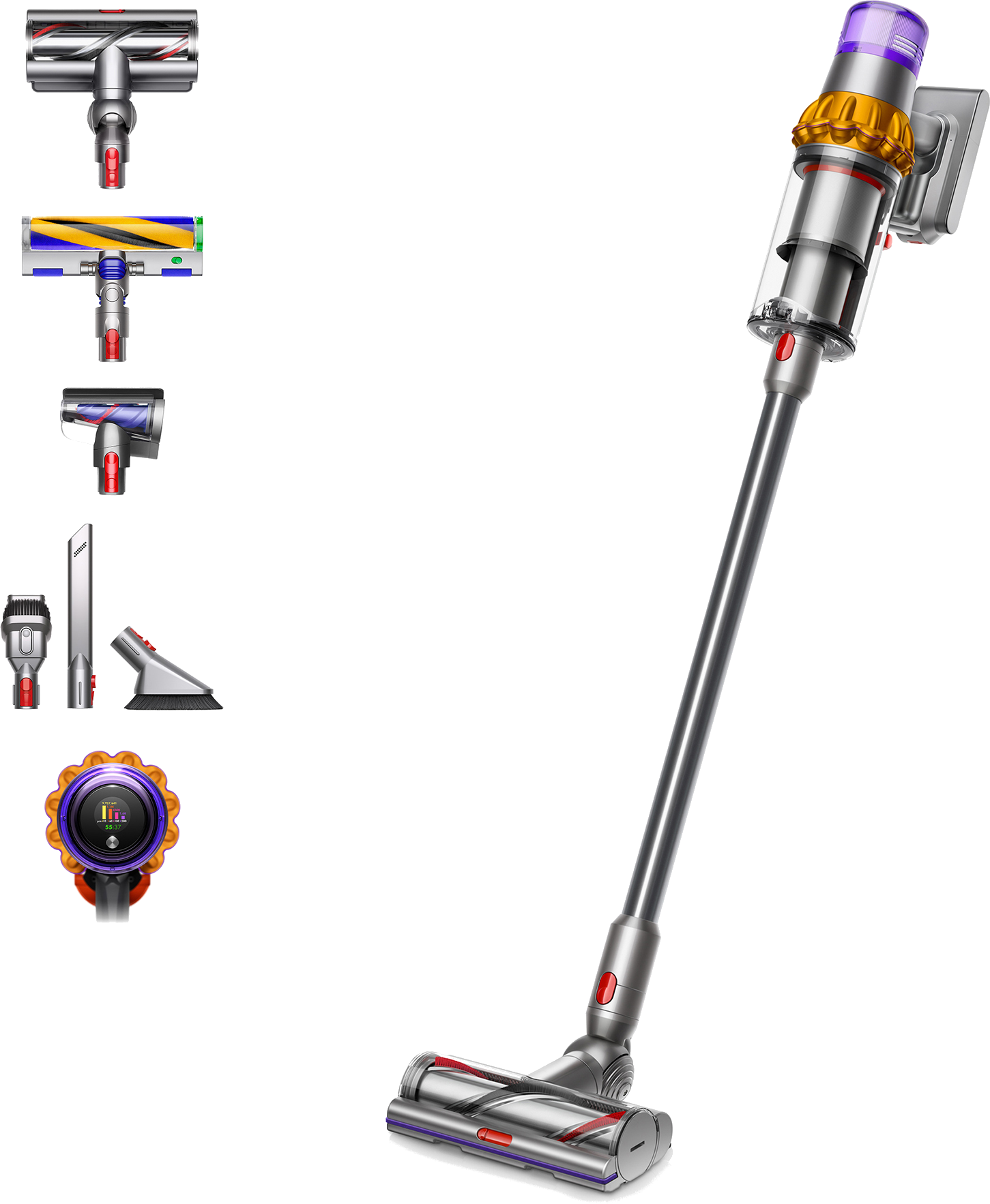 DYSON Steelstofzuiger V15 Detect Absolute (369535-01)