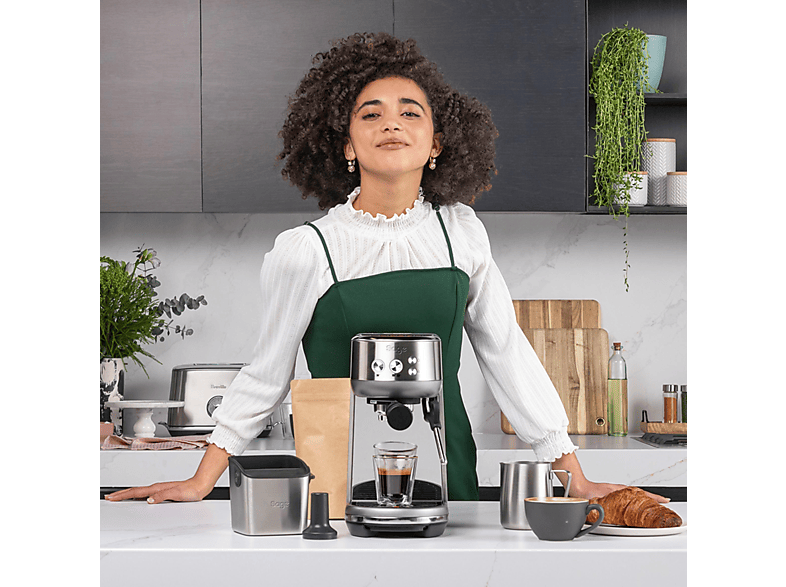 SAGE the Bambino Espressomaschine Gebürsteter Edelstahl