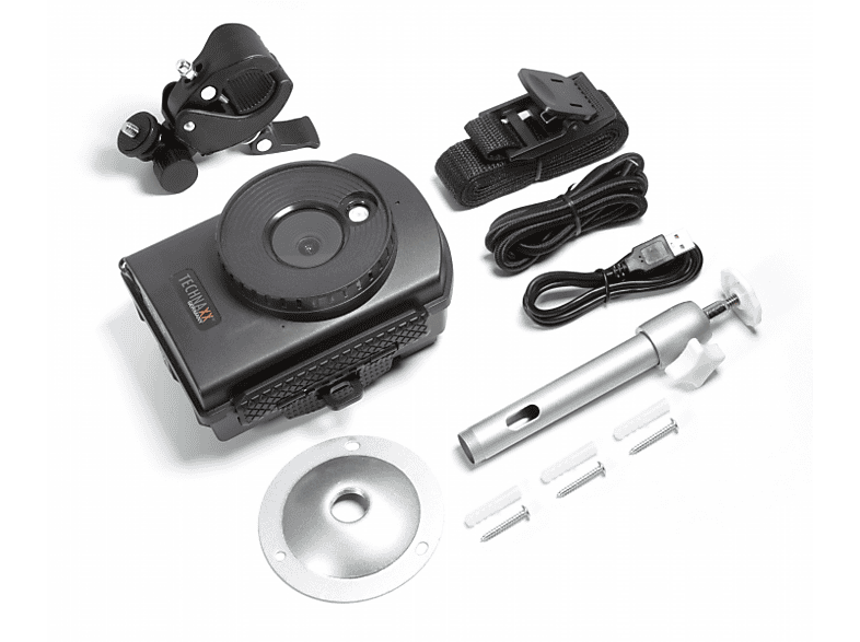 Technaxx Wildkamera TX-164 mit Zeitrafferfunktion, 2MP, FHD, 25fps, IP66, Display, LED, Schwarz — Foto 4 von 5