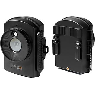 TECHNAXX Wildkamera TX-164 mit Zeitrafferfunktion, 2MP, FHD, 25fps, IP66, Display, LED, Schwarz