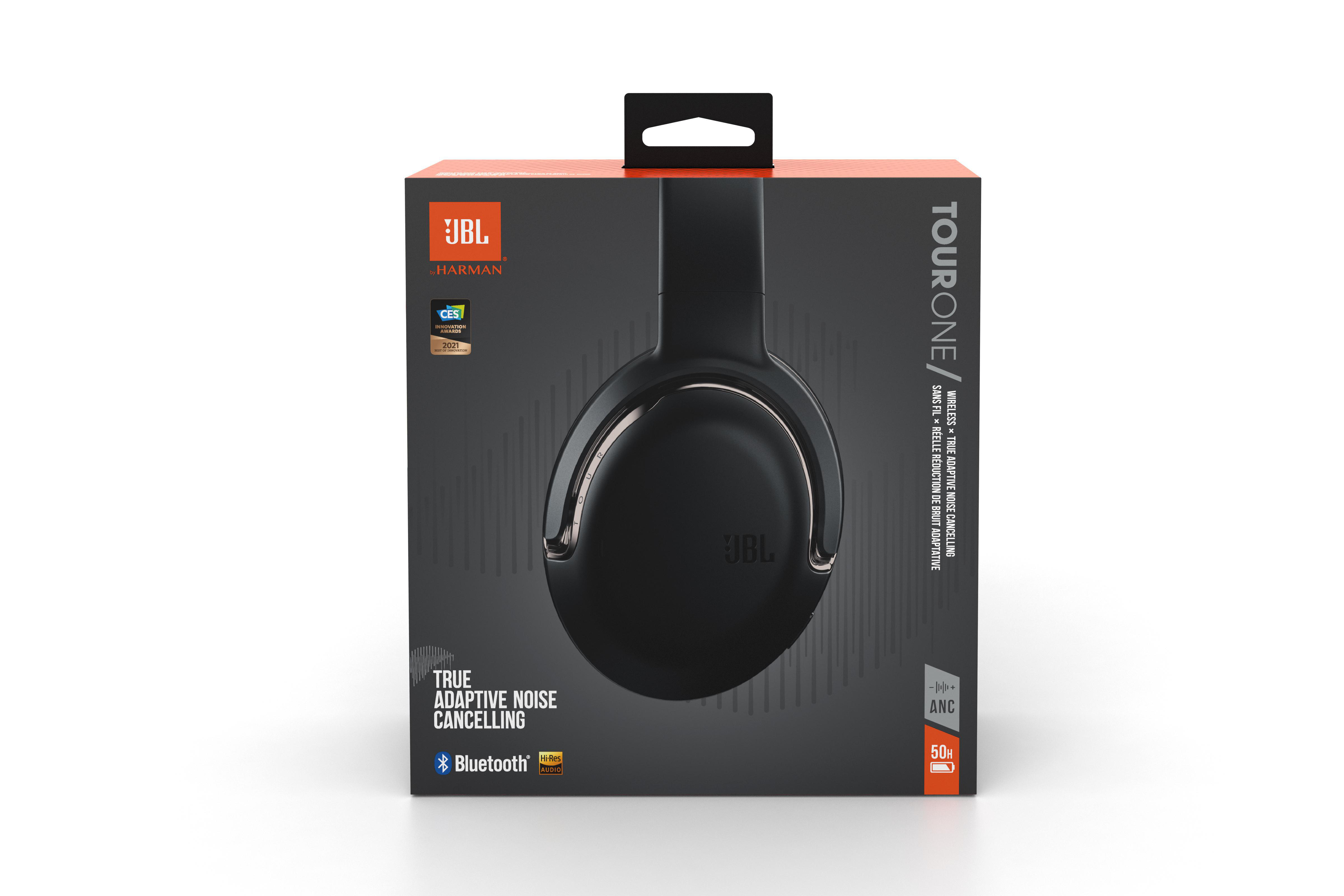 JBL TOUR ONE, Over-ear Kopfhörer Bluetooth Schwarz