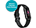 FITBIT Luxe - Fitness tracker (S: 140-180 mm / L: 180-220 mm, Silicone, Nero/Acciaio inossidabile grafite)