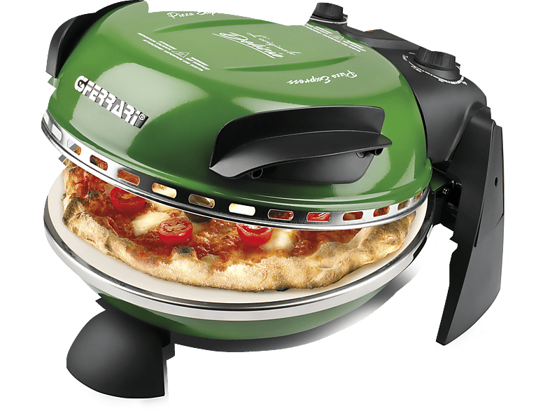 G3FERRARI G1000603 Delizia Pizzaofen, bis 400°C, Grün