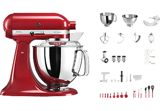 KITCHENAID Artisan KSM200 Swiss Anniversary - Robot culinaire (Rouge)