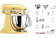 KITCHENAID Artisan KSM200 Swiss Anniversary - Robot culinaire (Jaune pastel)