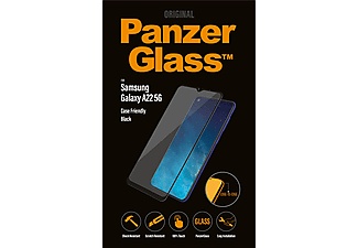 PANZERGLASS Zwarte Case Friendly voor Samsung Galaxy A22 5G